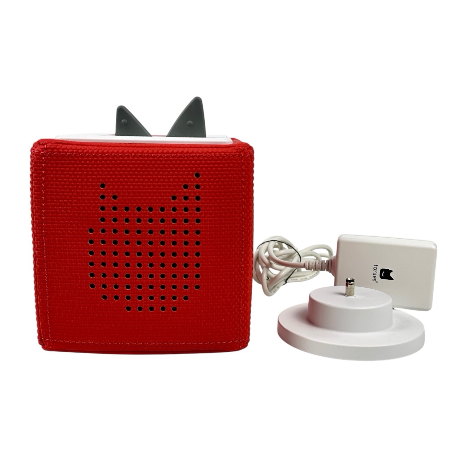 Red Toniebox Bundle w/ Charger Carrying Case 8 Tonies Including Snoop Doggyland