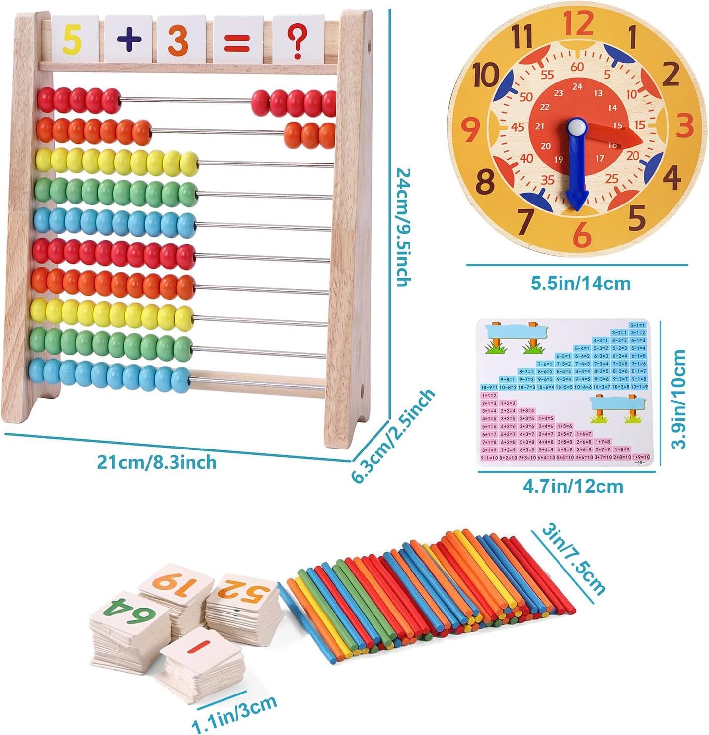 Educational Learning Toys for Girls Kids Toddlers Age 3 4 5 6 7 8 Years Old New