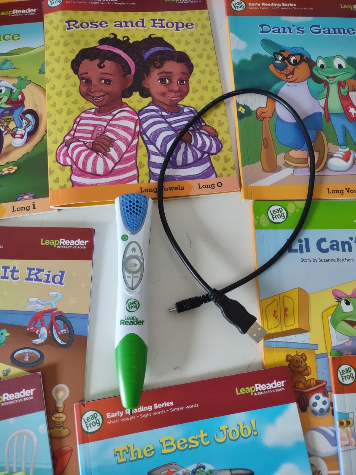 Leap Frog Leap Reader Reading Pen Leapfrog WORKs Book Lot Charger Learn To Read