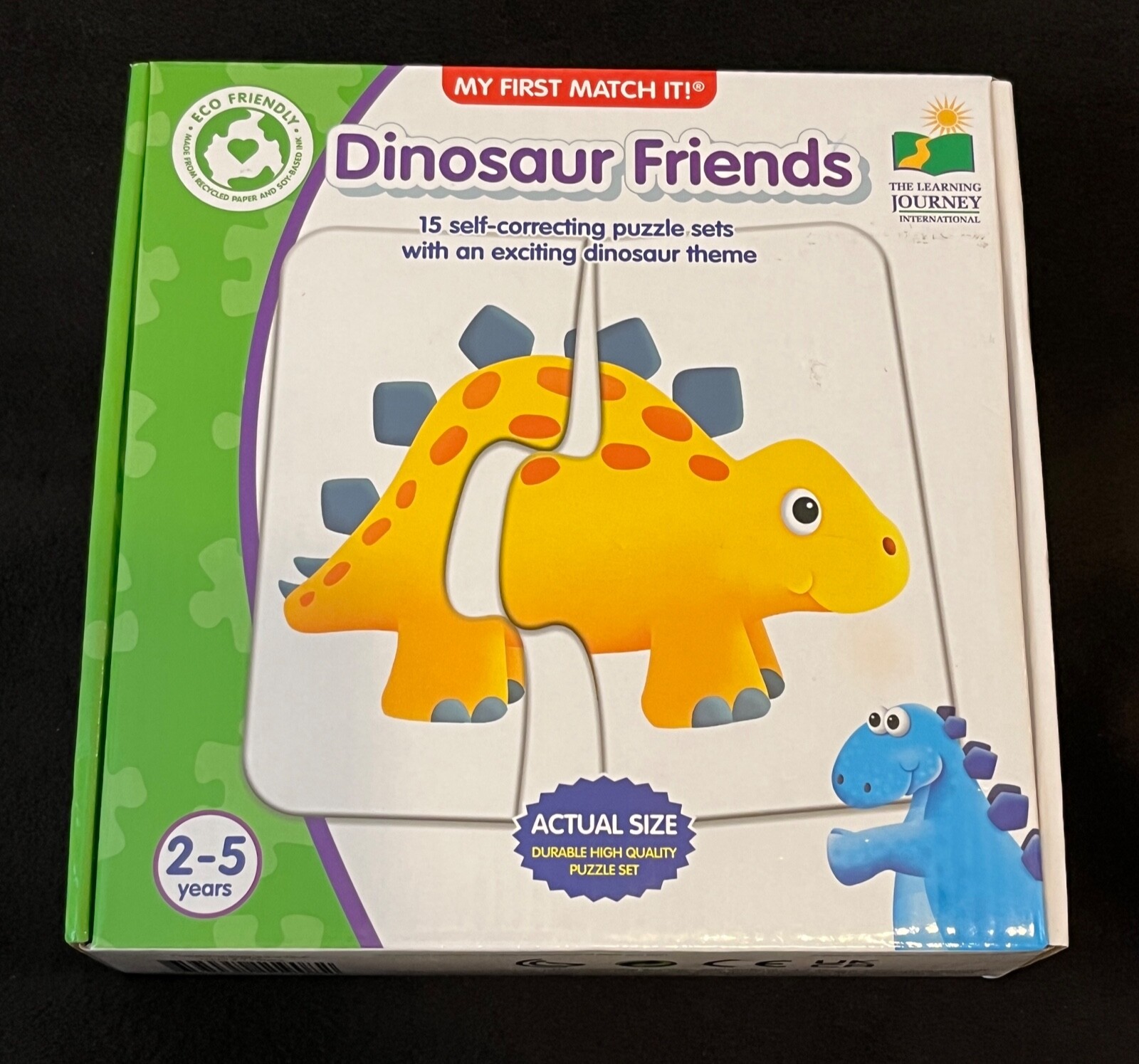 The Learning Journey: My First Match It Dinosaur Friends 2 Years and Up NEW