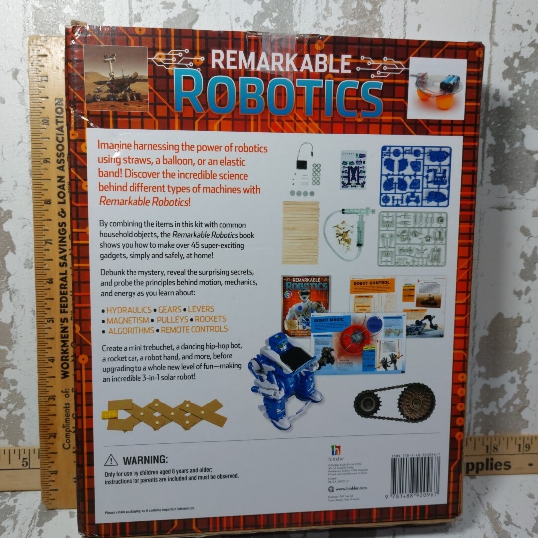 Remarkable Robotics by STEM technology book & science kit Science Technology OB