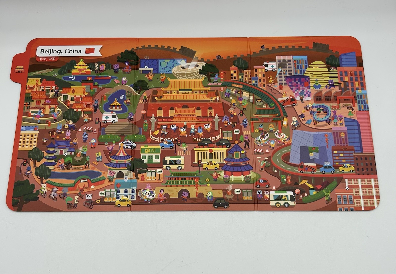 Osmo DETECTIVE AGENCY Mystery Game – 4 Folding Map Parts Only, Parts Only