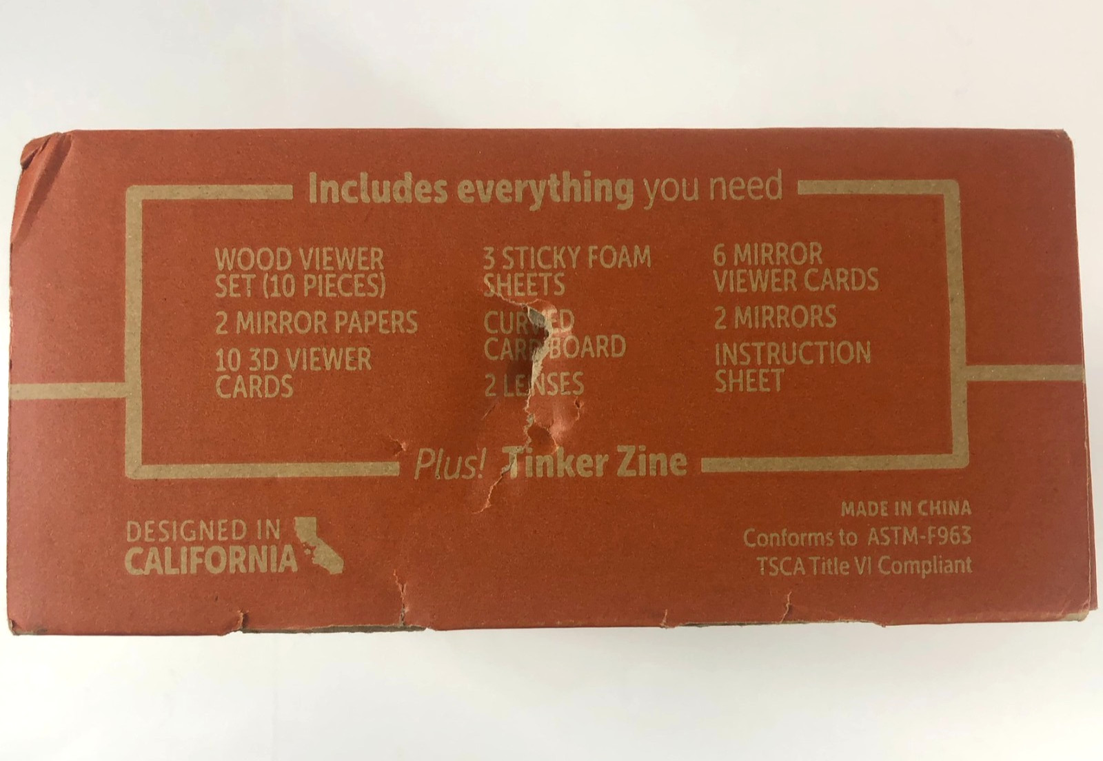 KiwiCo Tinker Crate MAKE YOUR OWN 3D VIEWER STEM Kit Ages 9-14 New Sealed