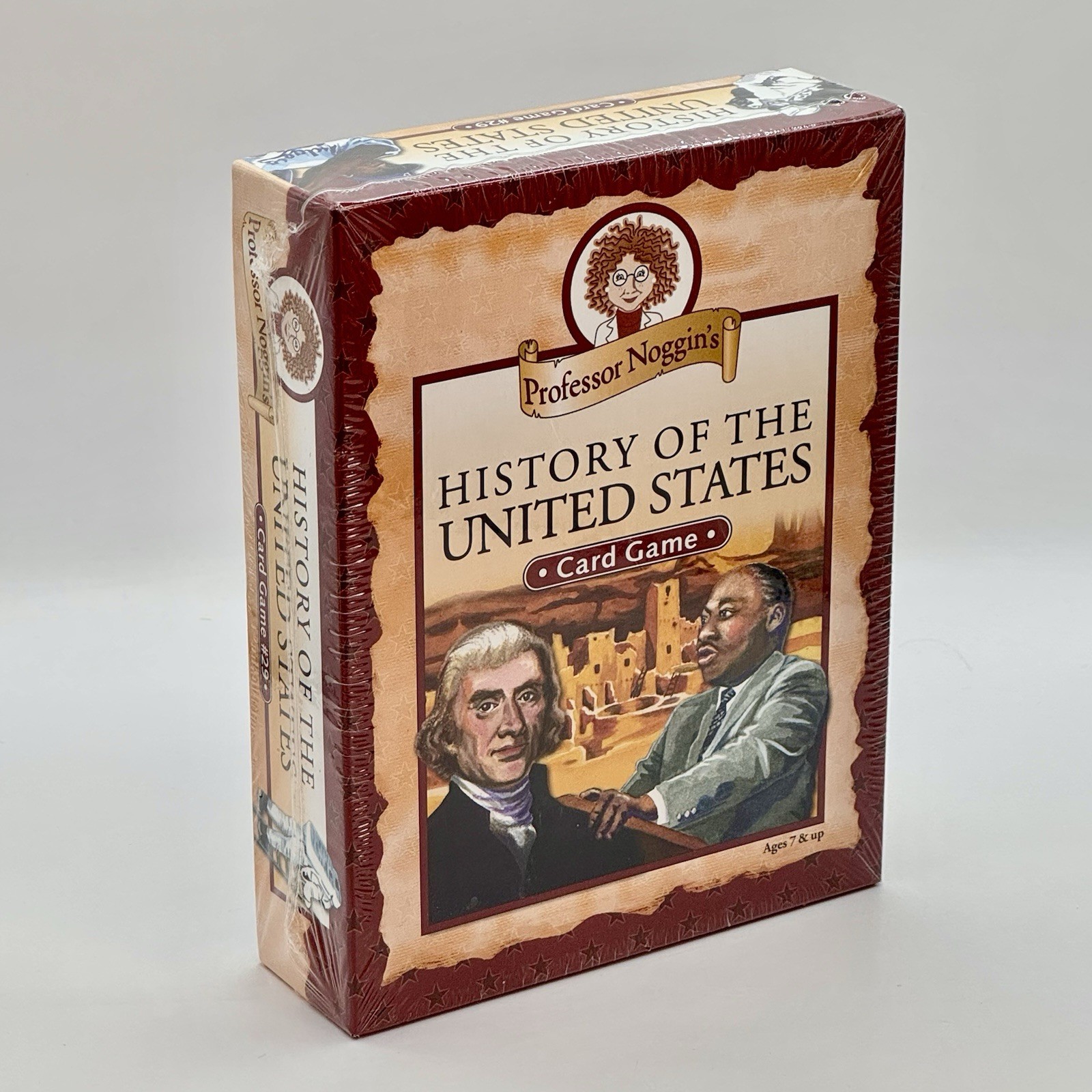 Professor Noggin History of the United States Card Game Outset Media NEW
