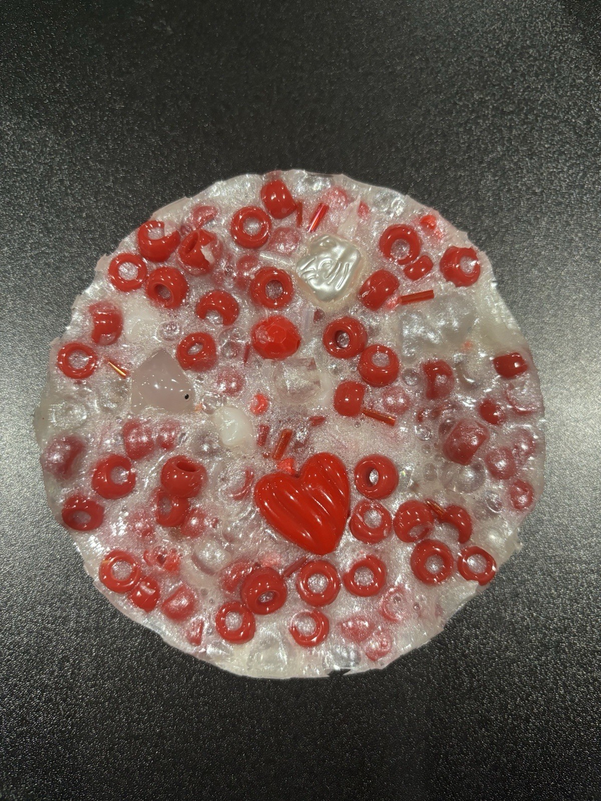 Picky Pad- Red + 4″ Mold Remeltable in the Microwave and Reusable Up To 30X
