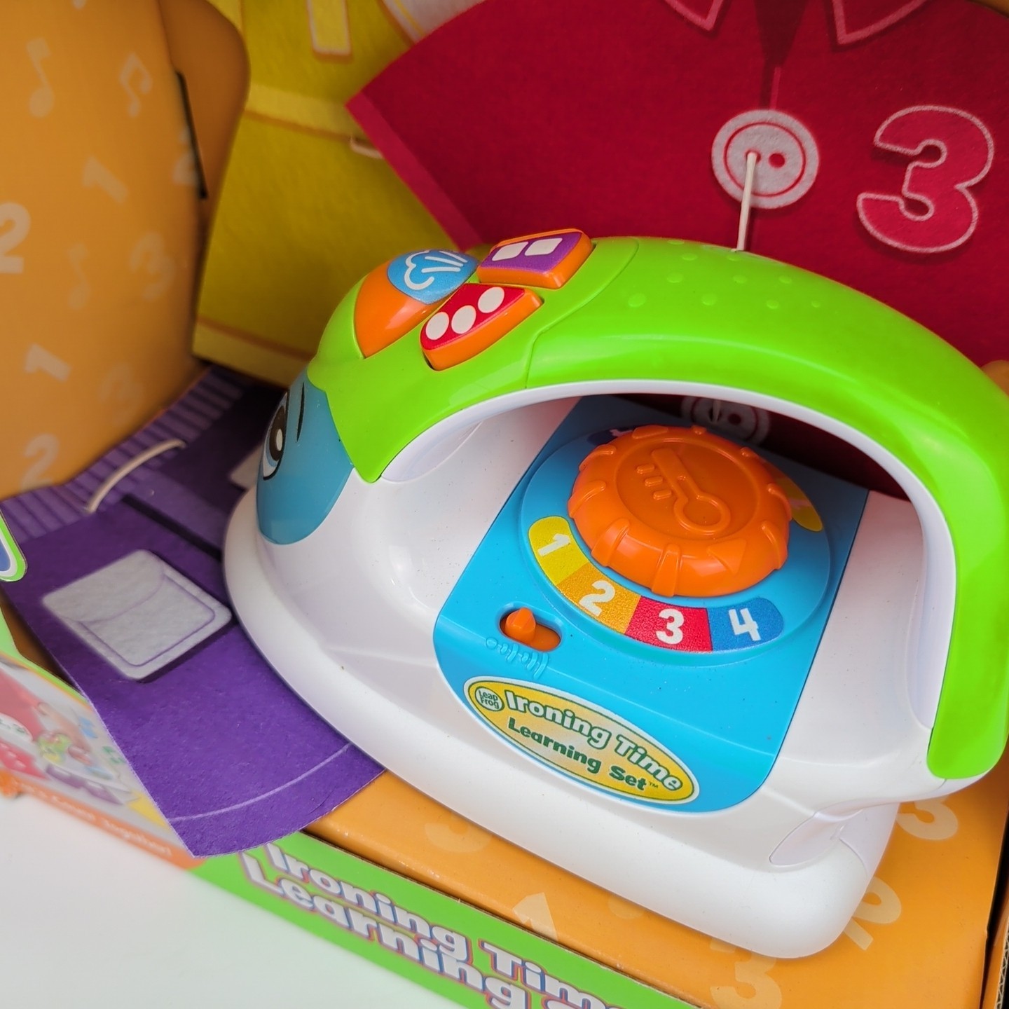 LEAPFROG Ironing Time Learning Set – Motion-Sensing Play Toy 18mo+ NEW
