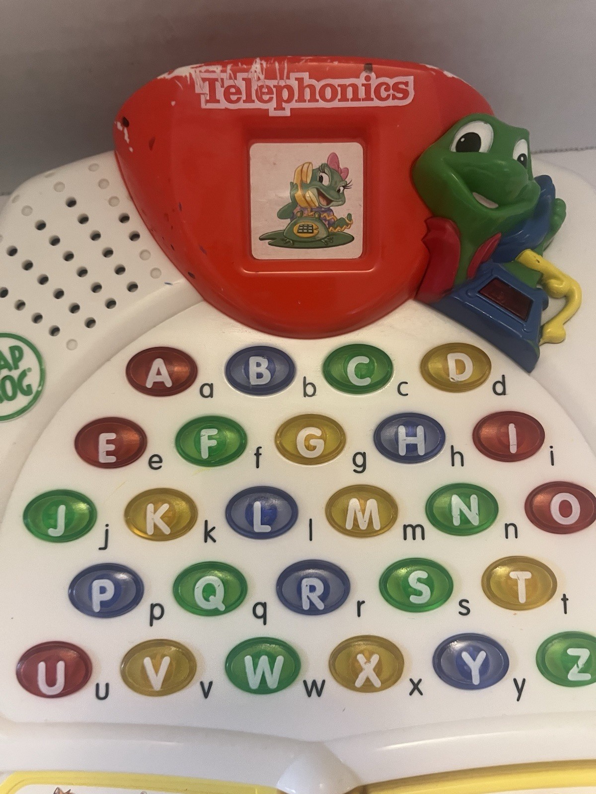Leapfrog Telephonics Learning ABC Alphabet Letters Words & Sounds *No Telephone*