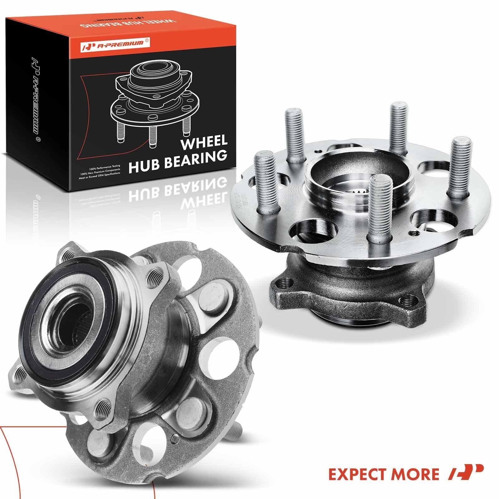A-Premium 2 x Rear Wheel Bearing and Hub Assembly with 5-Lug Compatible with…