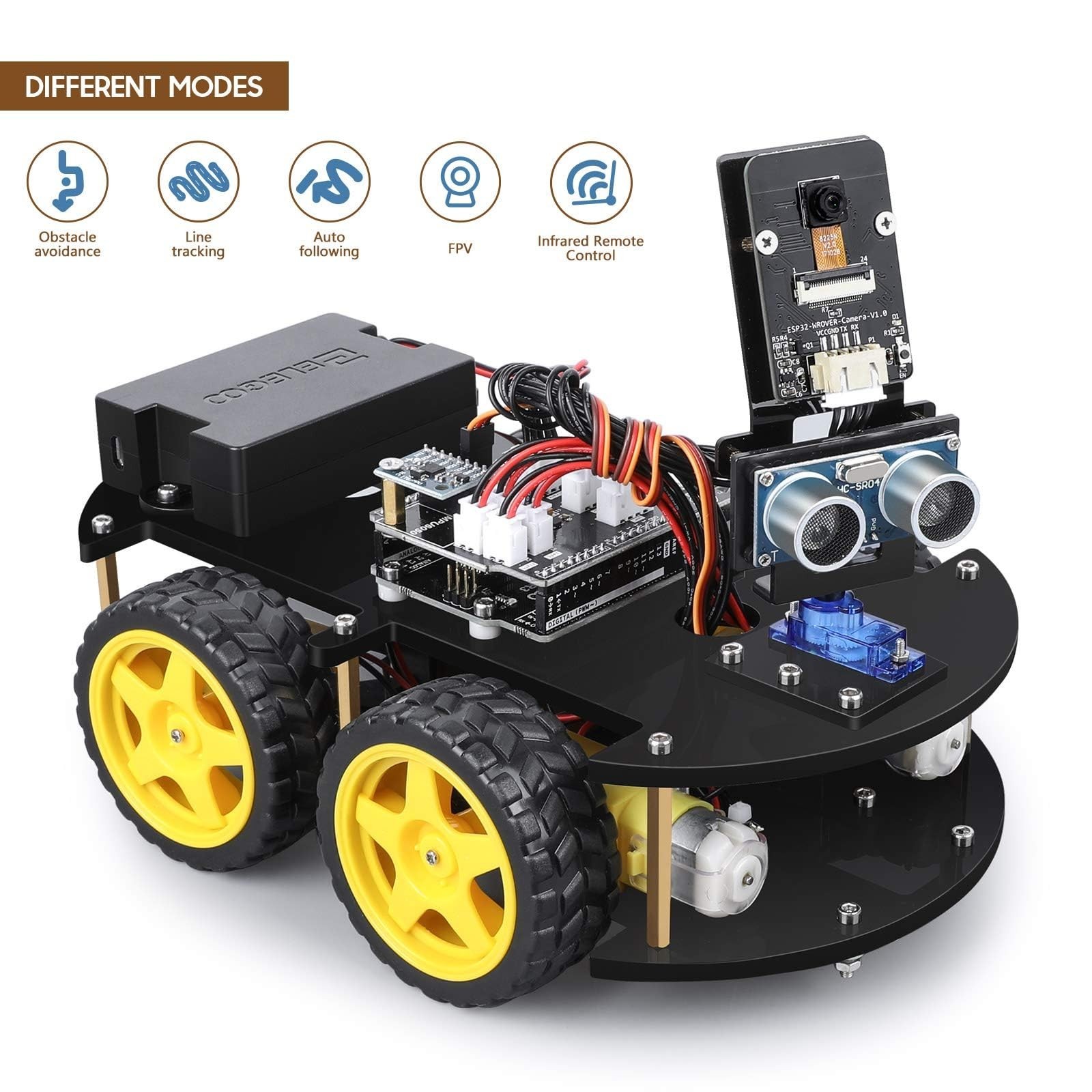 Smart Robot Car Kit for Arduino – STEM Coding Toys for Kids Ages 8-16, Engineeri