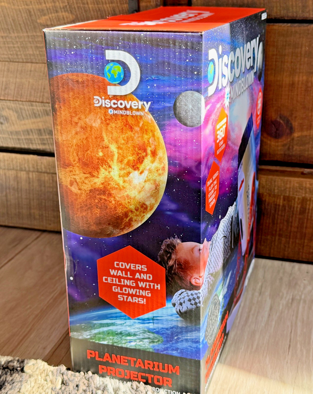NEW ~ Discovery™ #Mindblown 2-in-1 Reversible Planetarium Space Projector, NIB