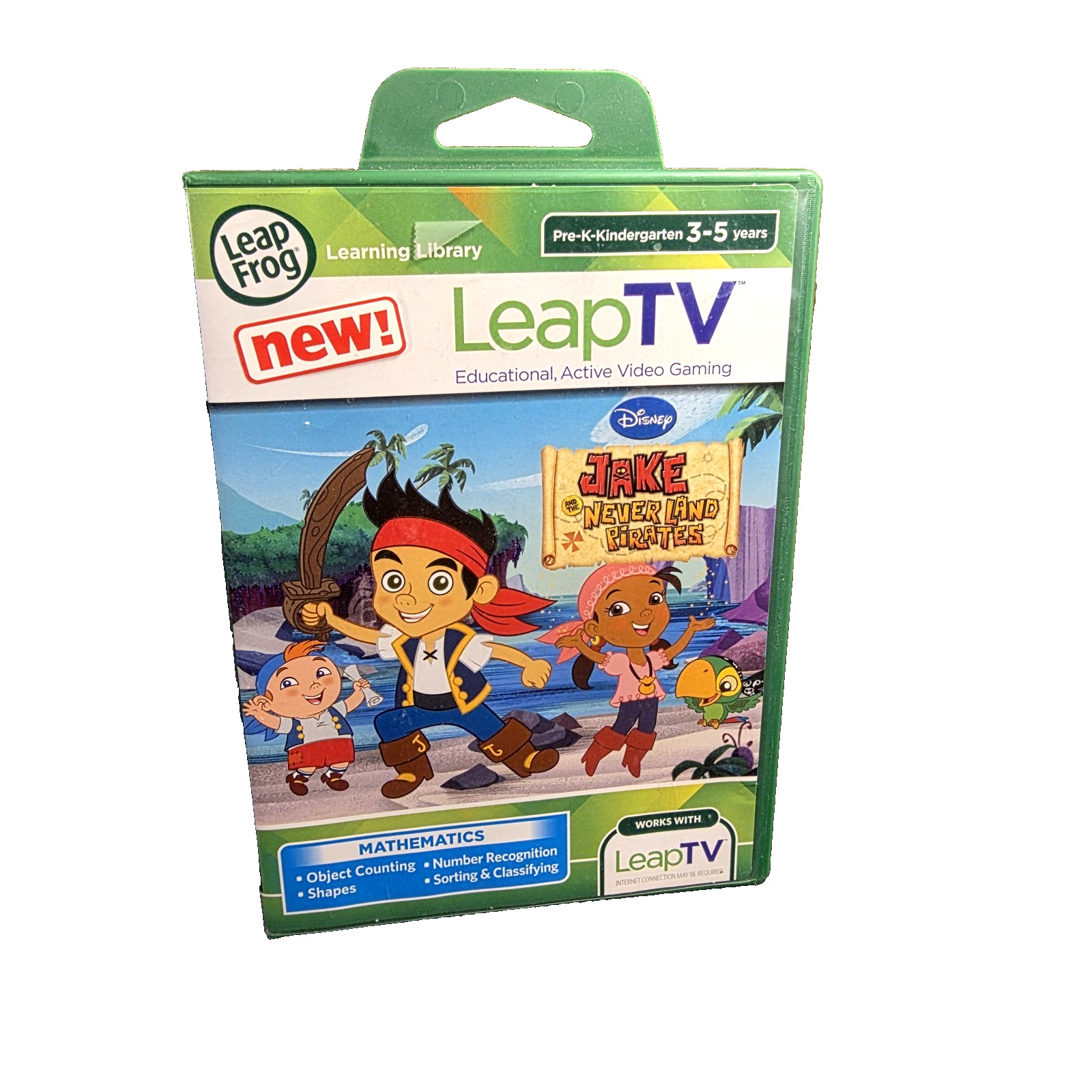 Leap Frog Learning Library LEAP TV Jake And The Never Land Pirates Video Game
