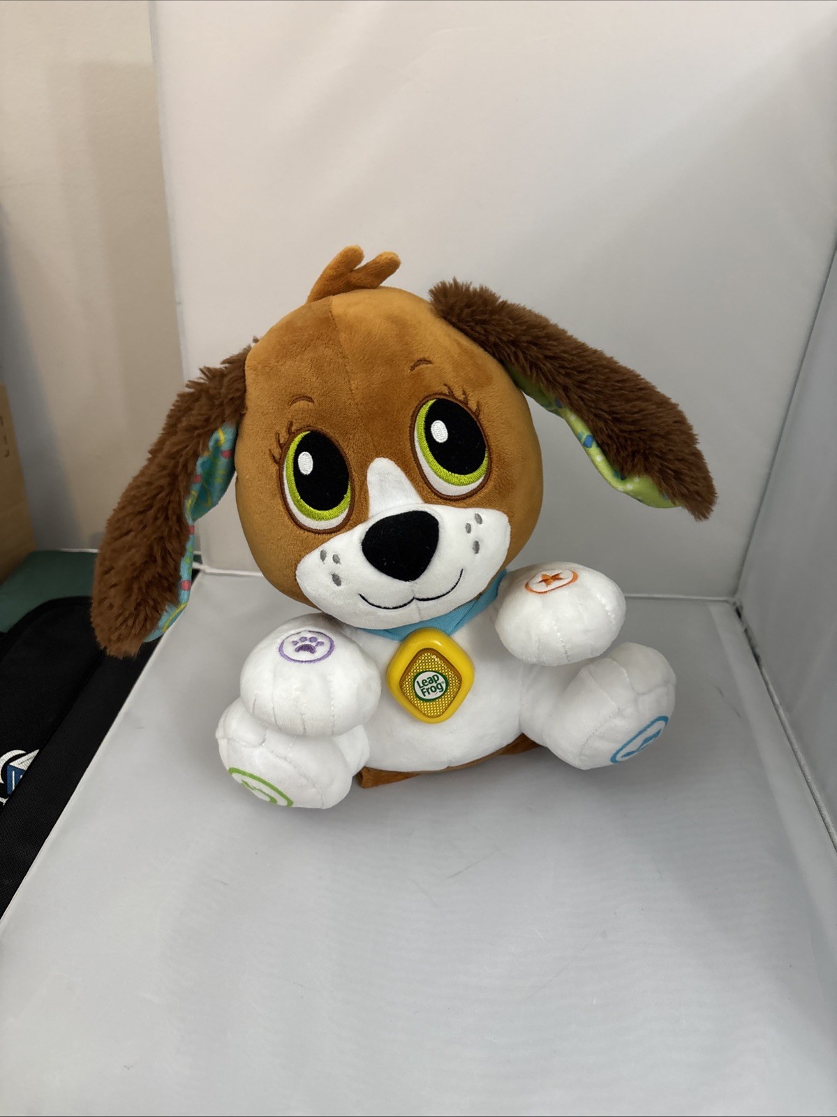 Leap Frog Speak & Learn Puppy W/ Interactive Talk Back And Motion Feature WORKS