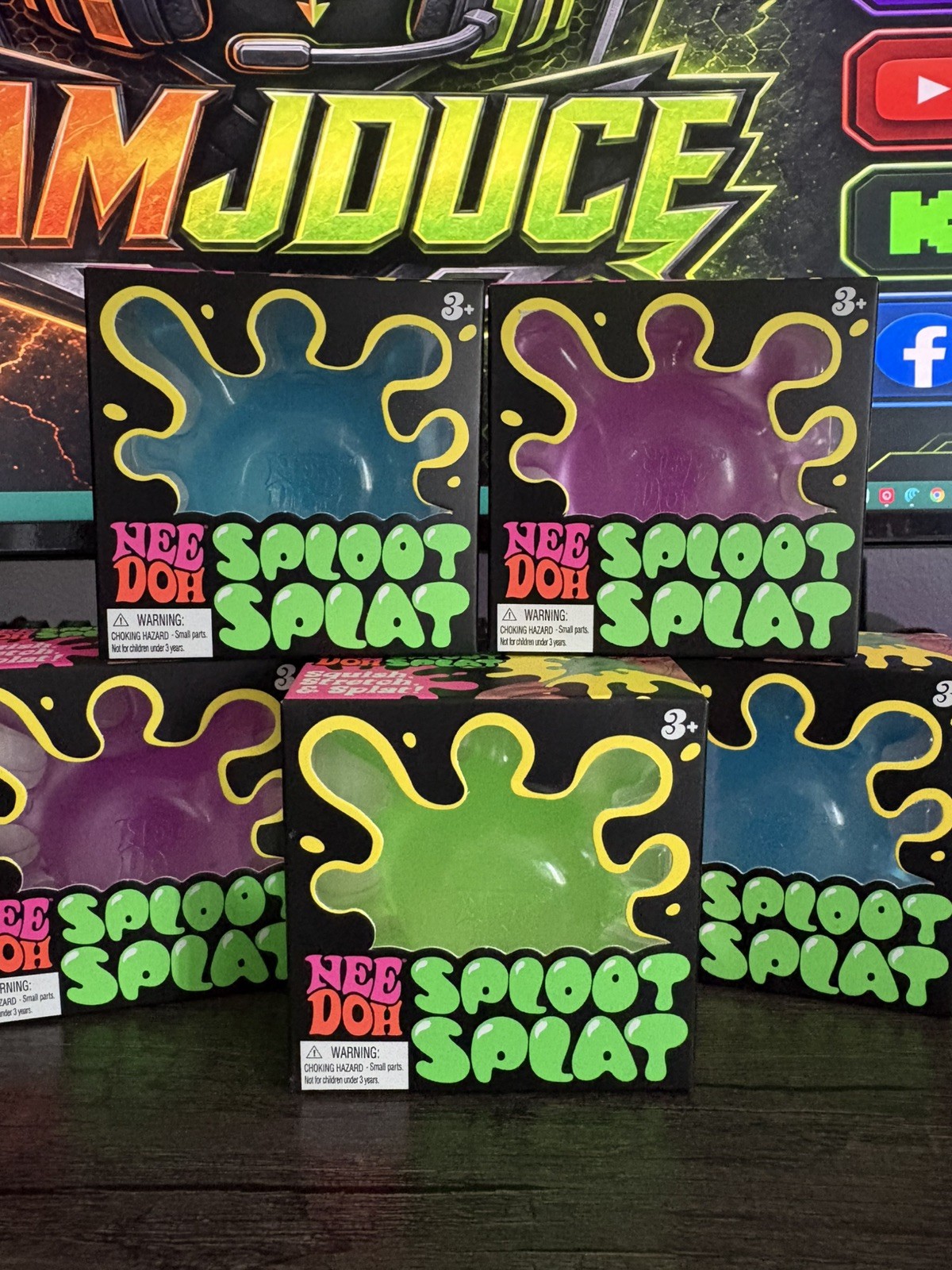 NeeDoh | Sploot Splat | Shaped Stress Toy | Schylling Nee Doh