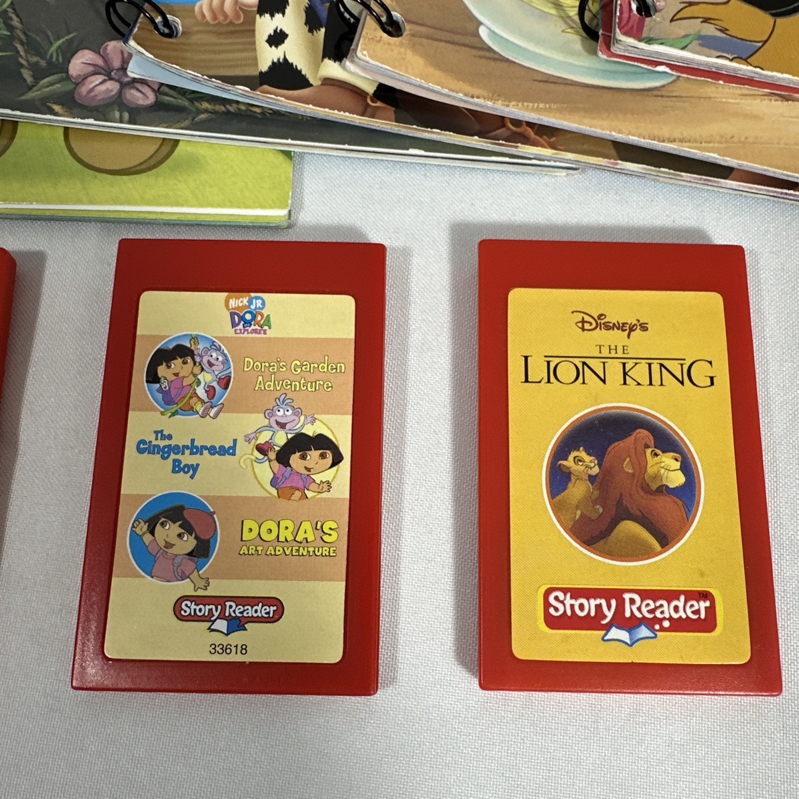 Children’s Story Reader System ~ Disney Princess, Pixar, Dora, Lion K 10 Books!