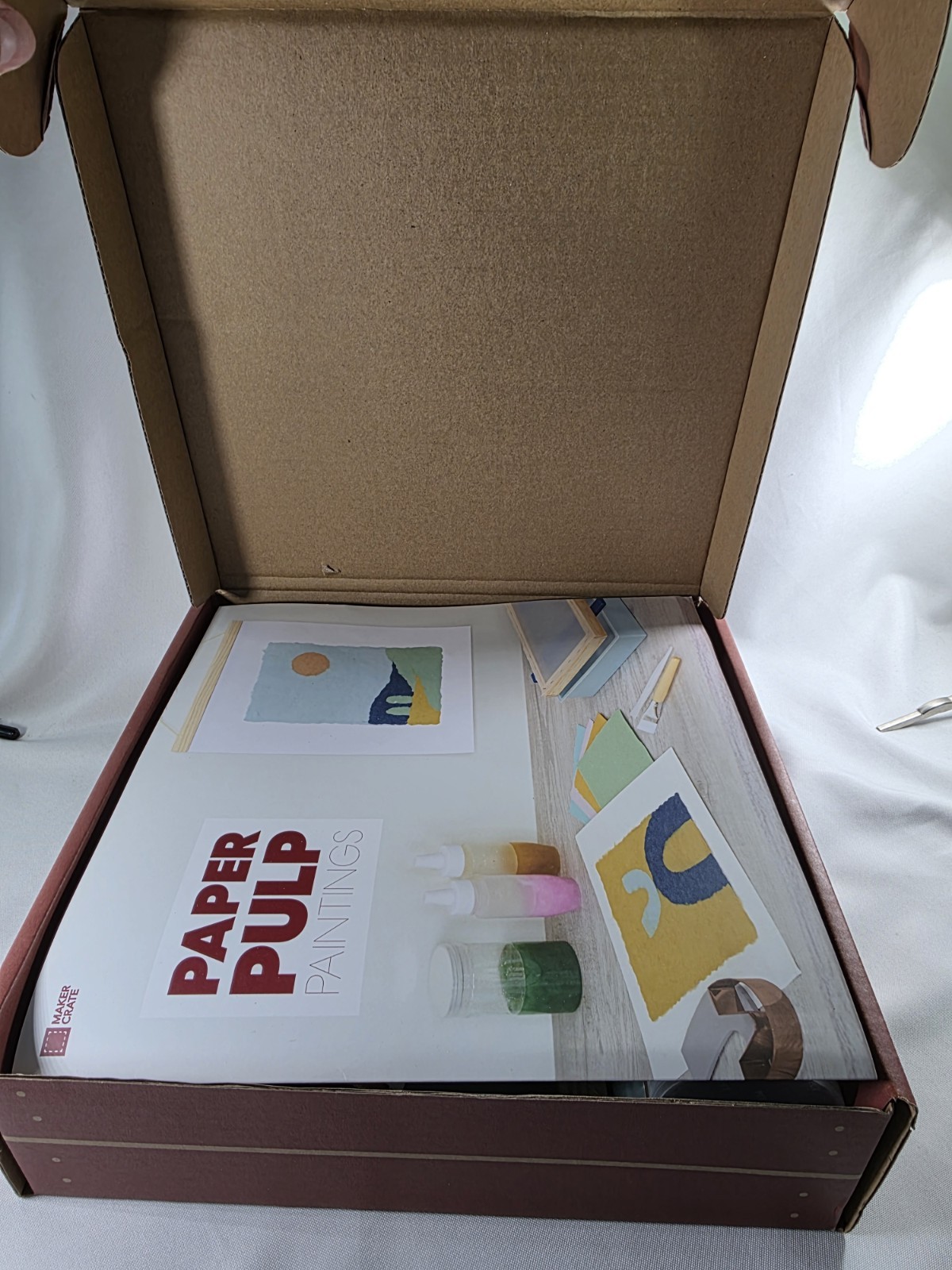 Kiwi Co Maker Crate *NEW* Build Your Own Paper Pulp Paintings – Age 12+