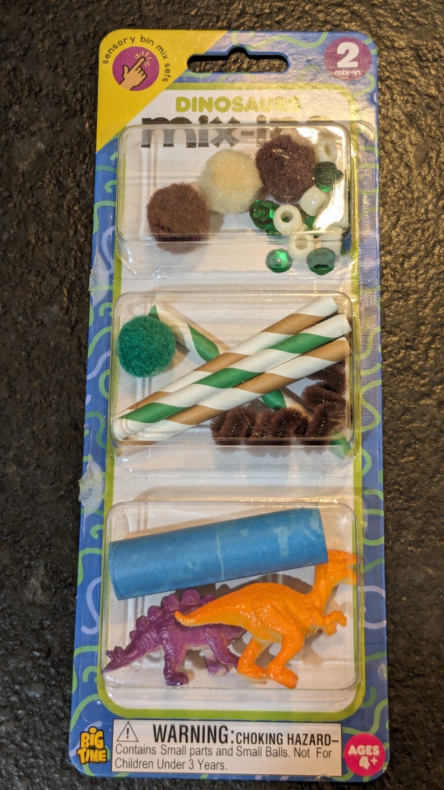Big Time Mix-Ins Sensory Bin Mix Sets Of 6 Racing Dinosaurs Unicorns Mermaids