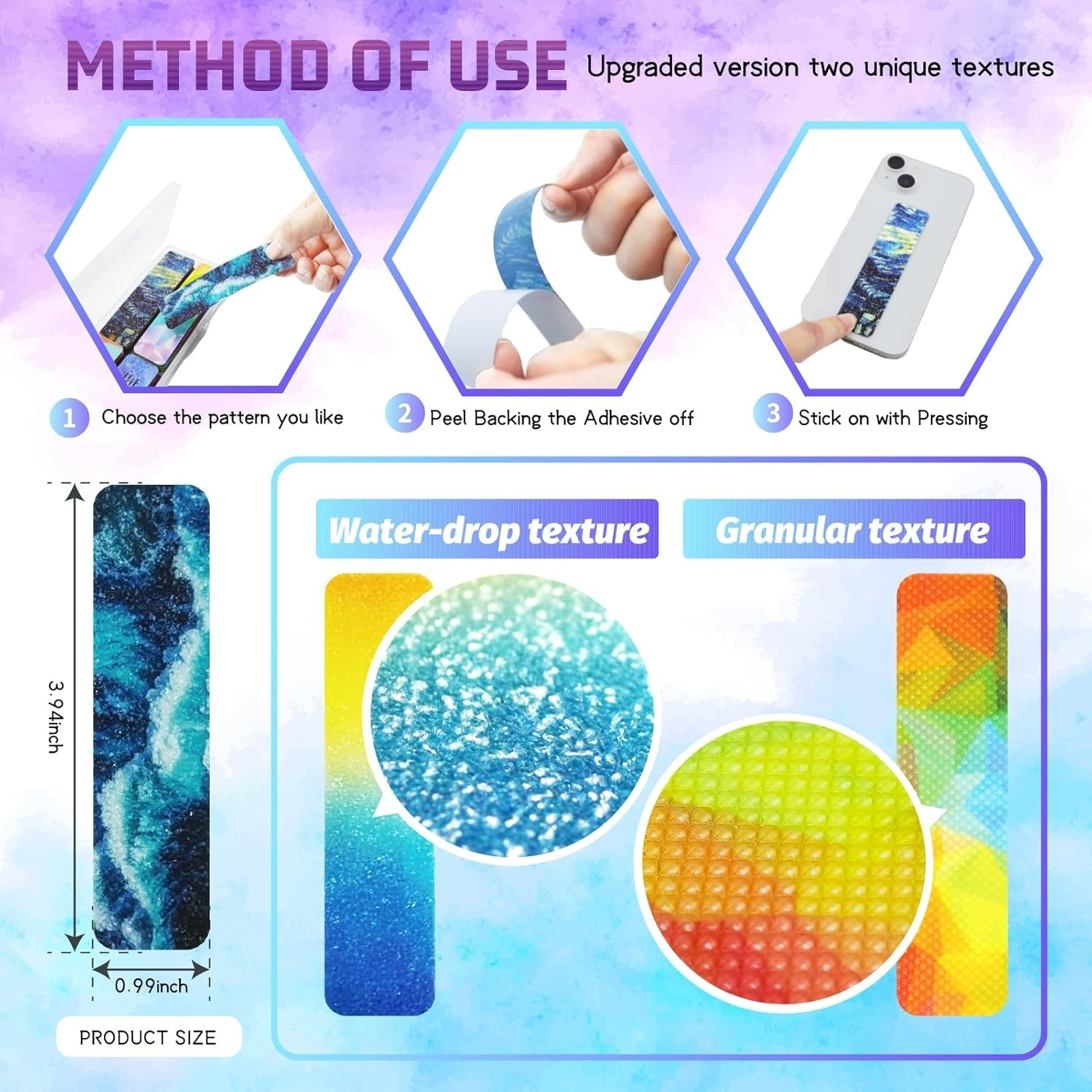 96 Pieces Unique Sensory Stickers for Anxiety Relief – Sensory Strips with St…