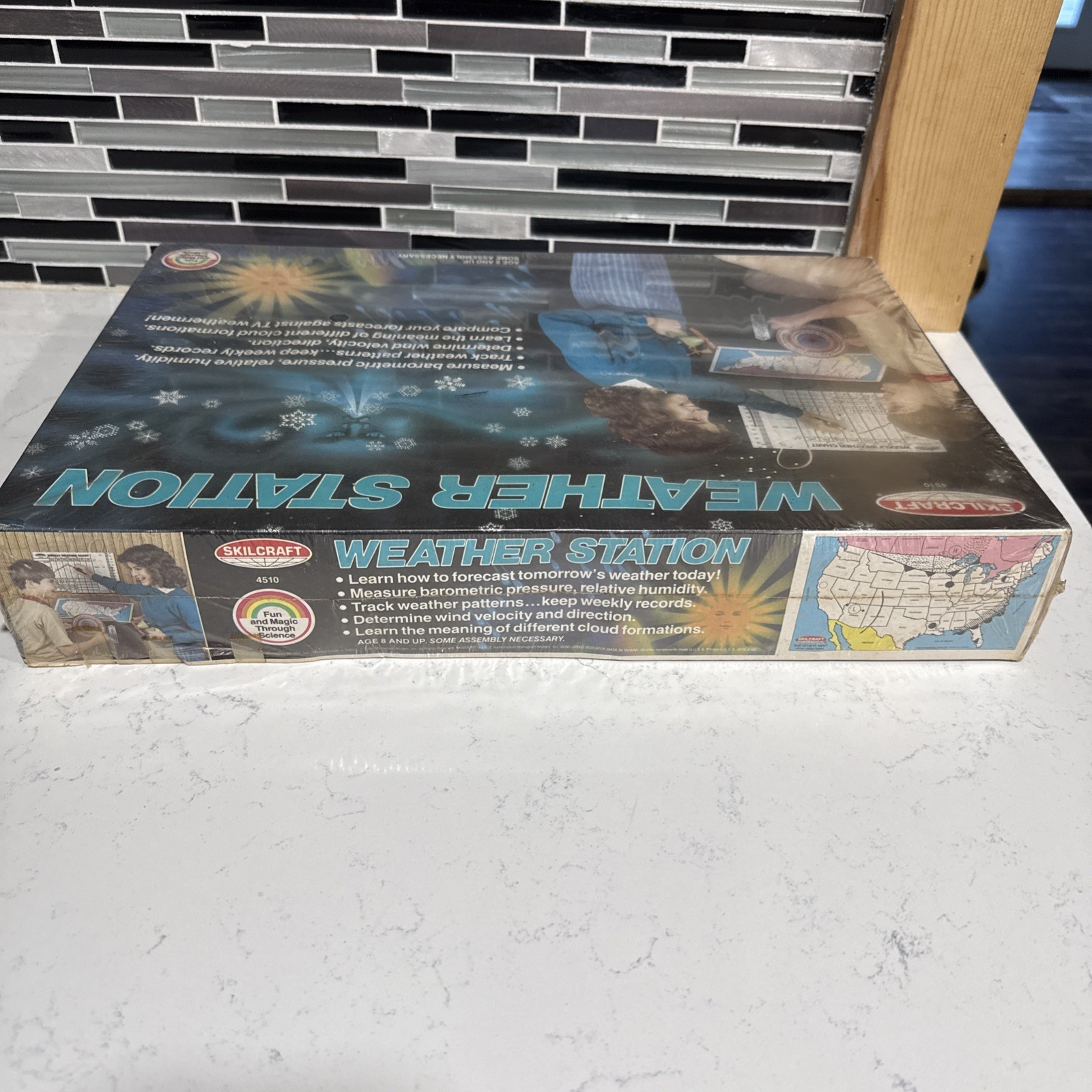 Vintage Skillcraft Weather Station 4510 NOS Sealed Educational Science Kit STEM