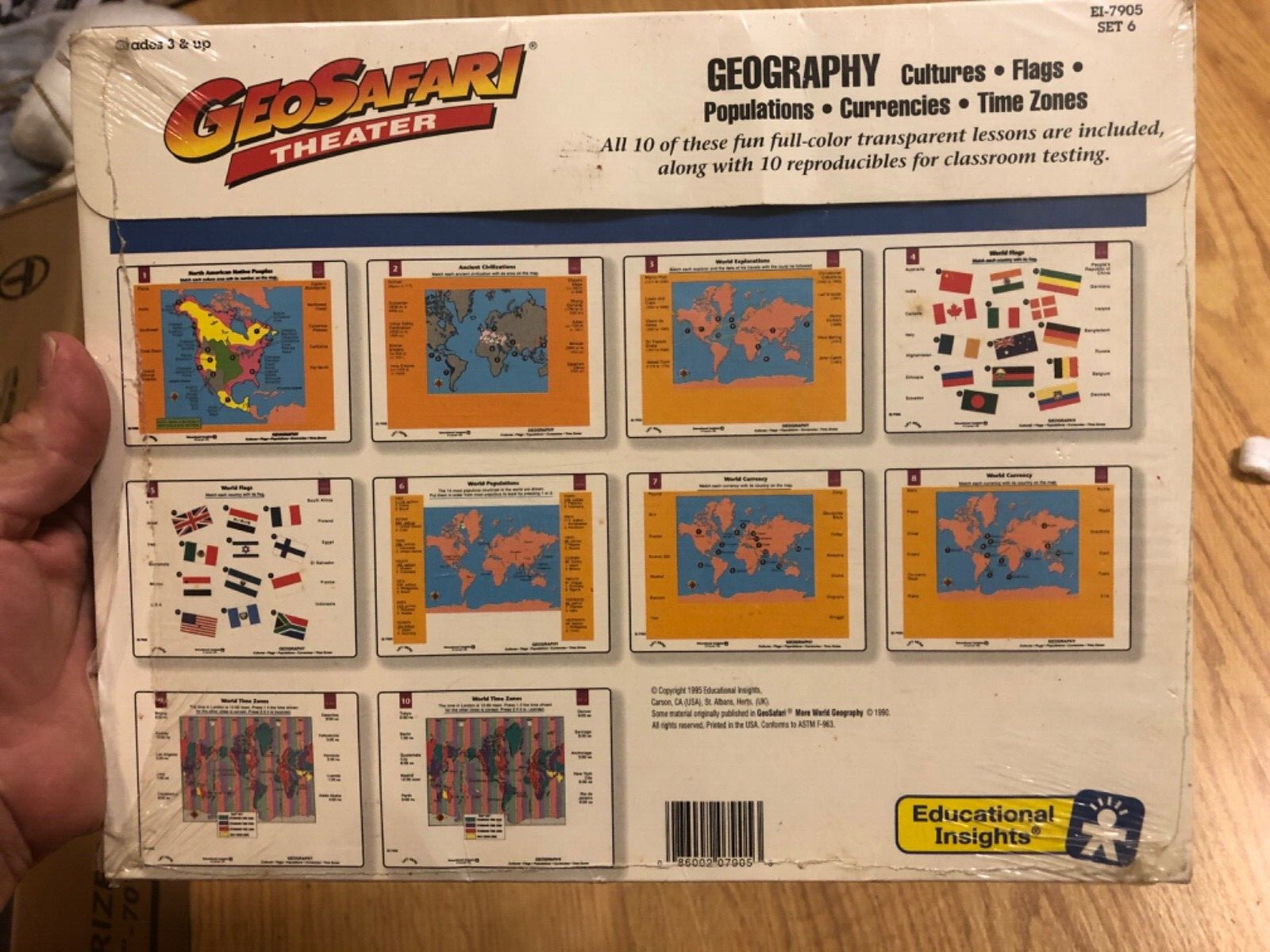 Geo Safari Theater Geography Cultures Flags Populations Transparency Lessons