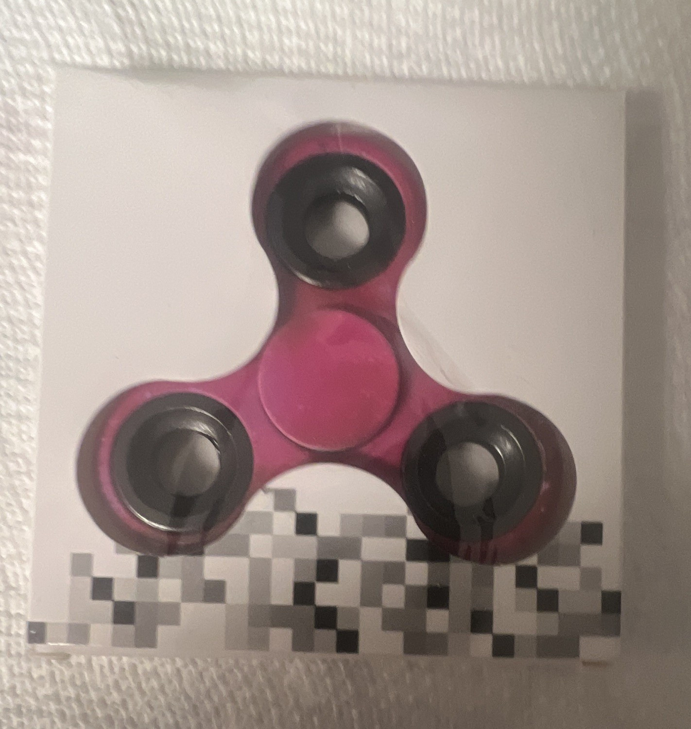 Pink Tri-Spinner Fidget Spinner Toy for Ages 8-11 and 12-16 Years