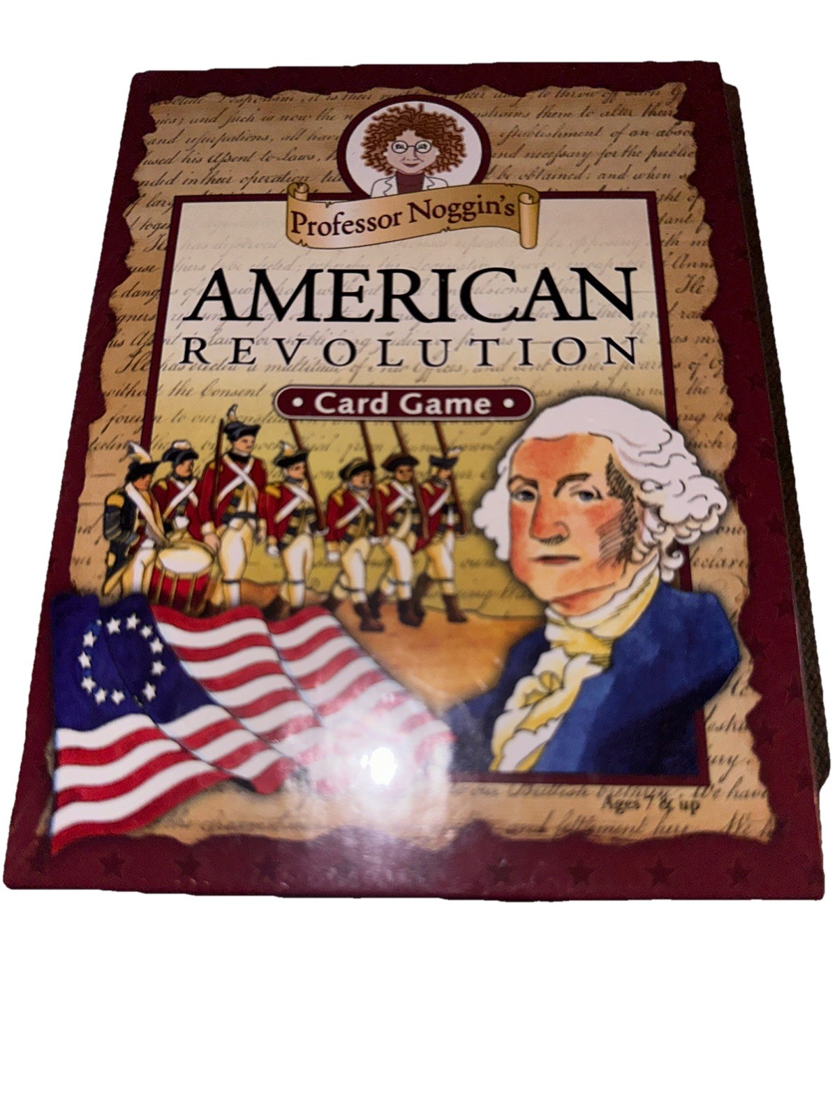Professor Noggin’s American Revolution Card Game Educational Homeschooling New
