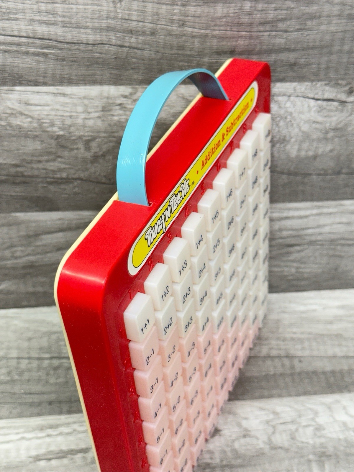 Touch N Tell Me Math Addition & Subtraction Learning Tool Vintage 1981 Galoob