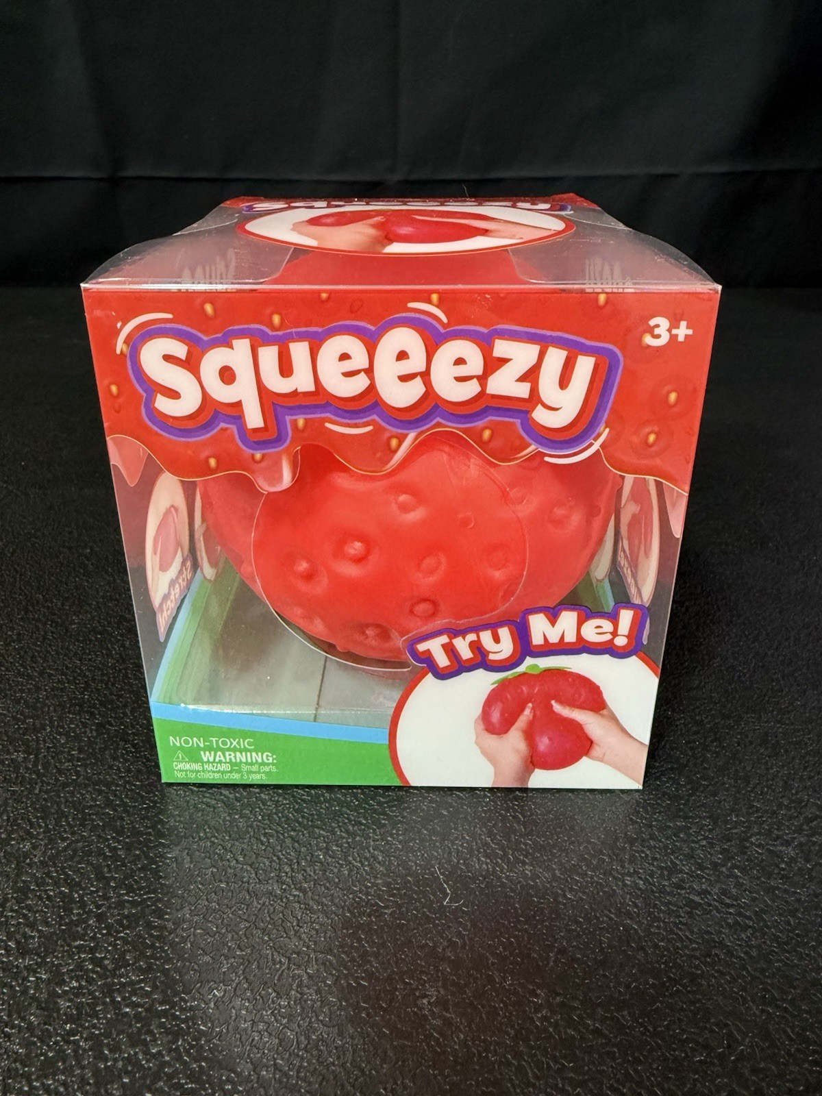Sunny Days Jumbo Squeeezy Strawberry 🍓 Squishy Toy Stress Relief Sensory Fun
