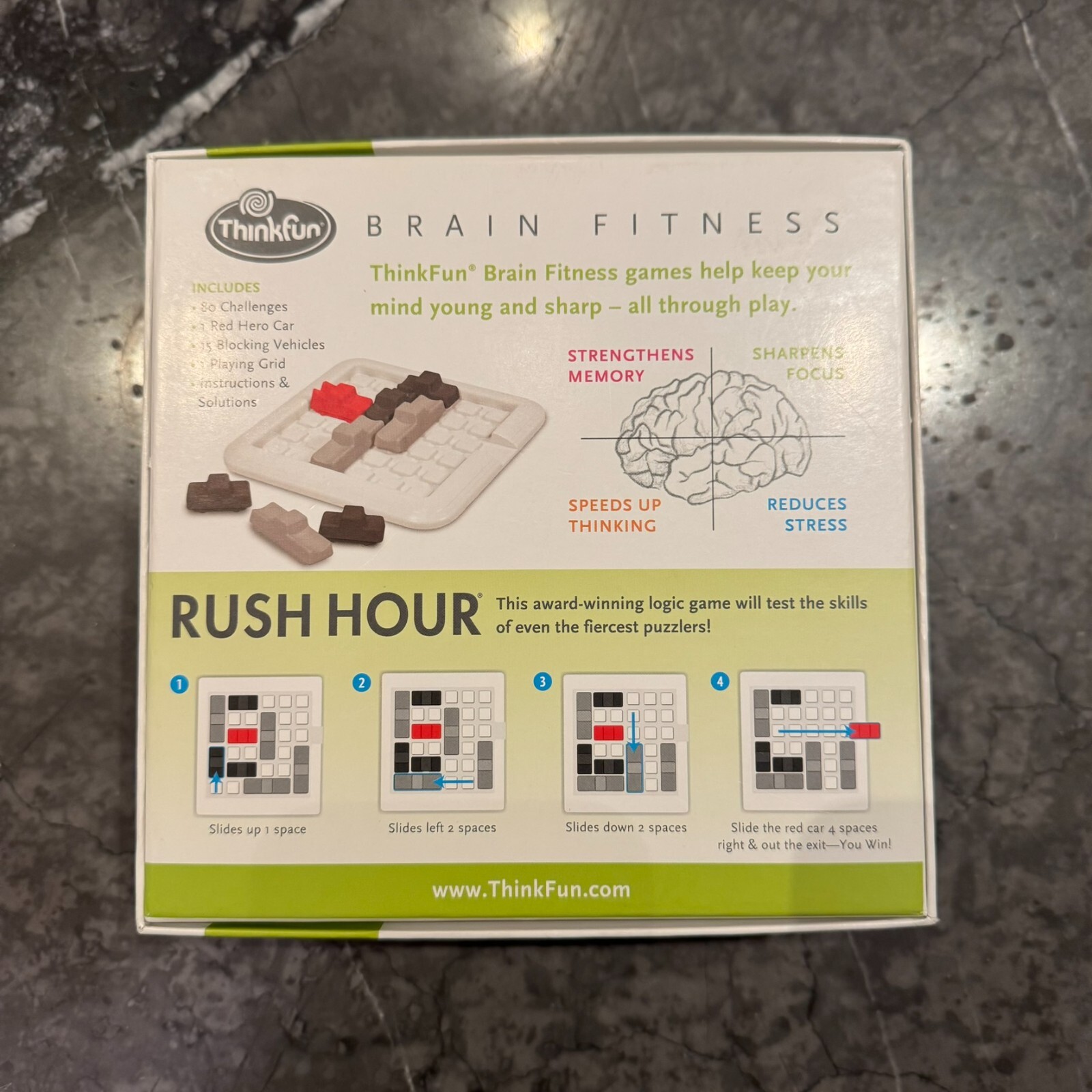 Brain Fitness Rush Hour plus more games: Air Traffic Control and Tangoes Tangram