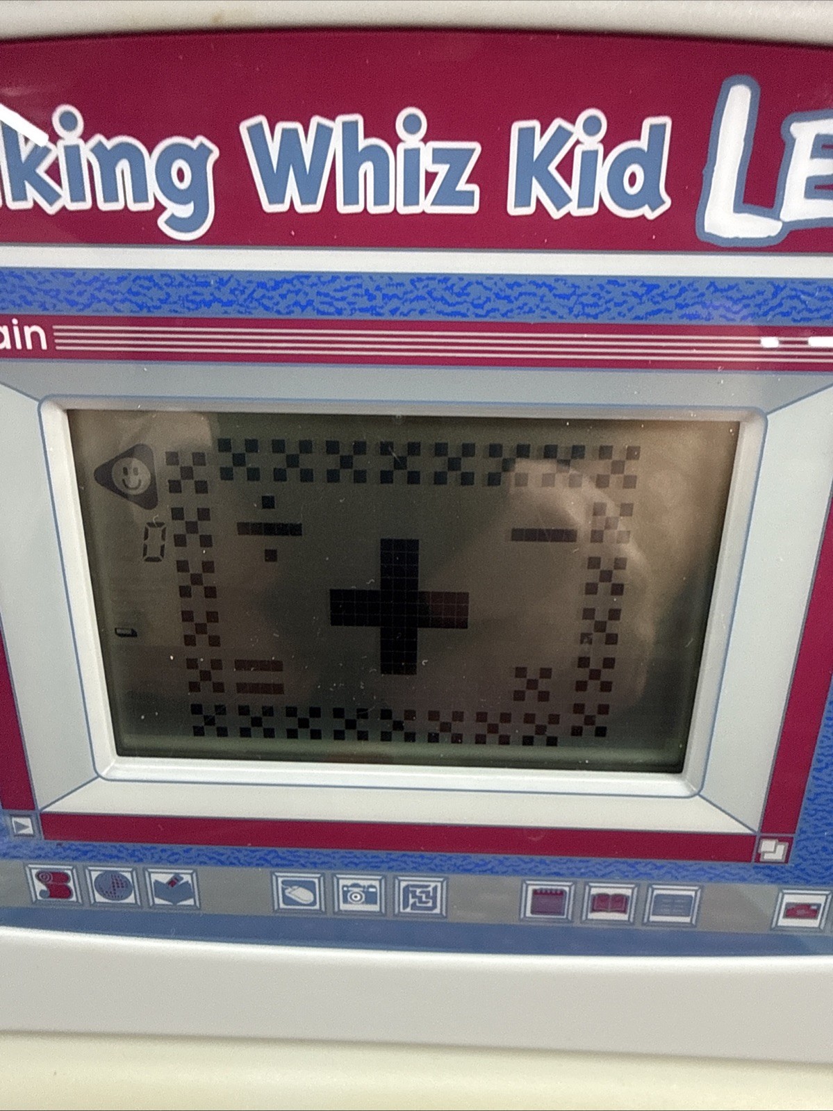 Vintage 1990 Vtech Talking Whiz Kid Learning Toy W/ Manual & Original Box Works
