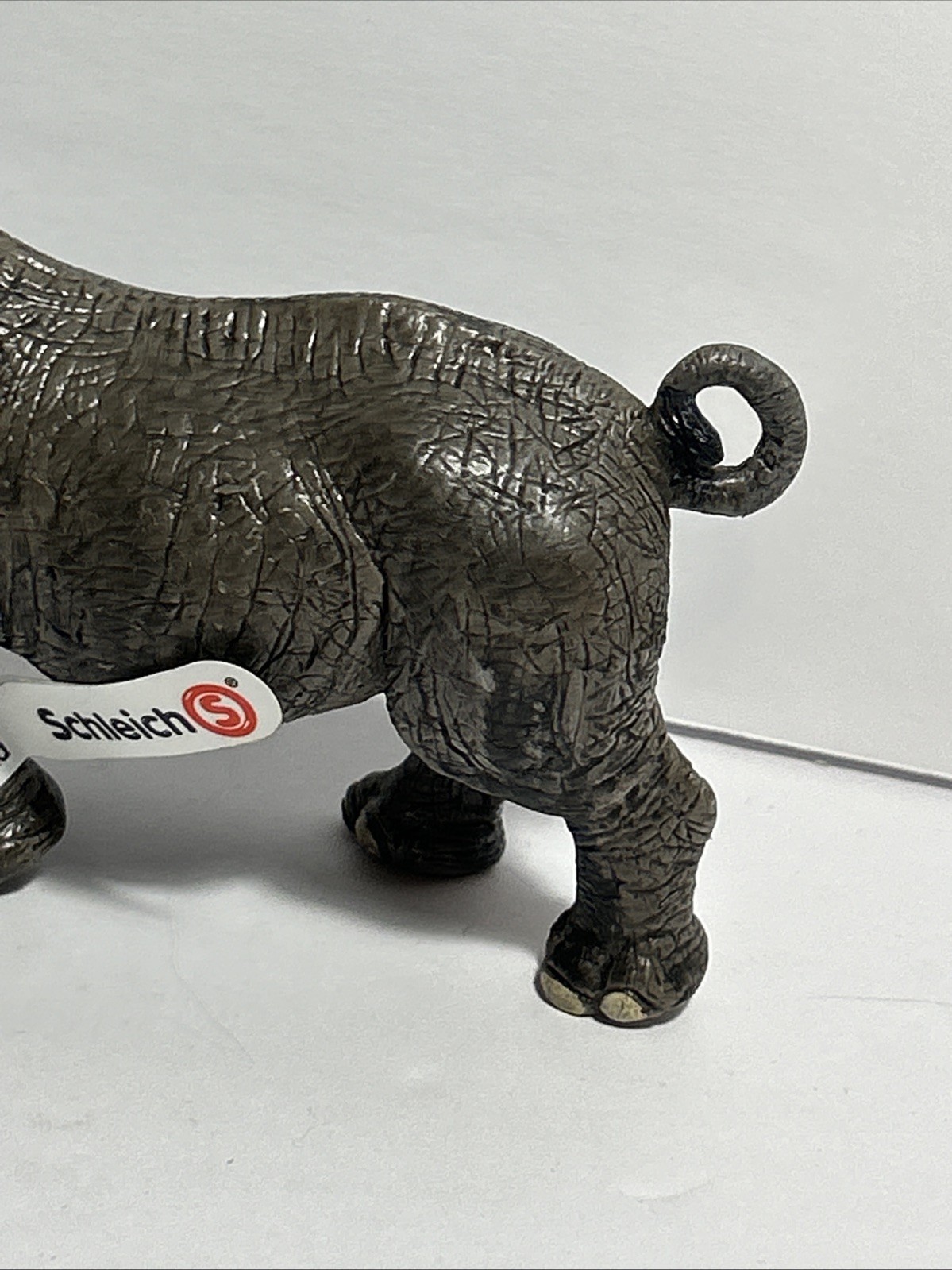 2008 SCHLEICH 6.5″ Gray Africa Black Rhino RHINOCEROS Animal Action FIGURE NWT