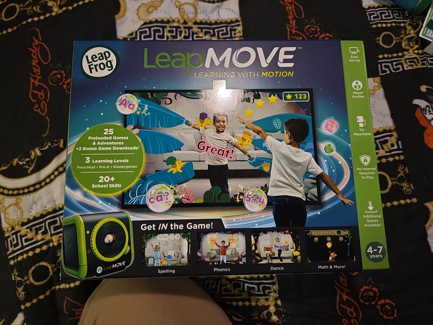 Leap Frog Leap Move Learning Console Motion Plug & Play Camera Interactive Game