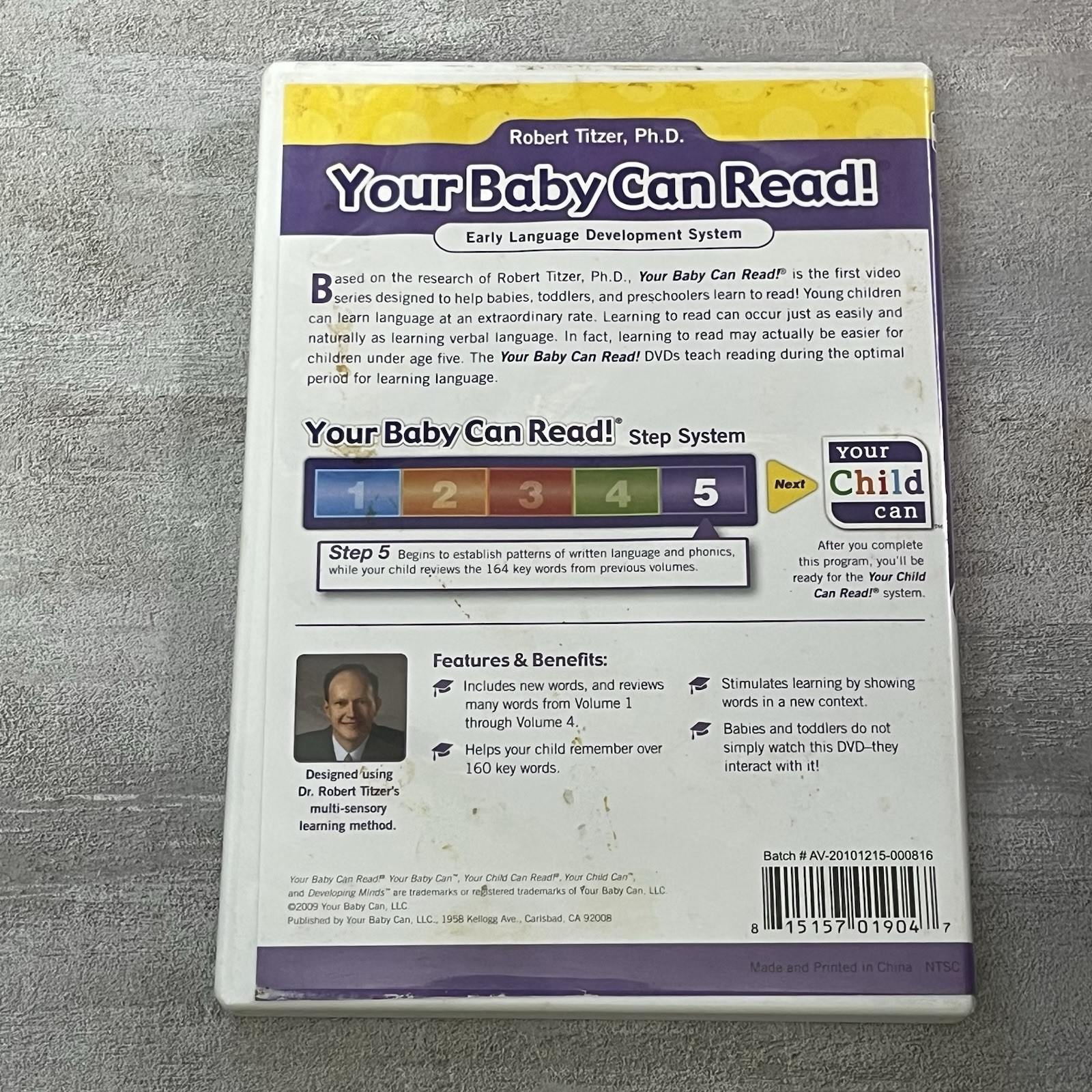 Your Baby Can Read Early Language Development Volume 5 (DVD 2009) Robert Titzer