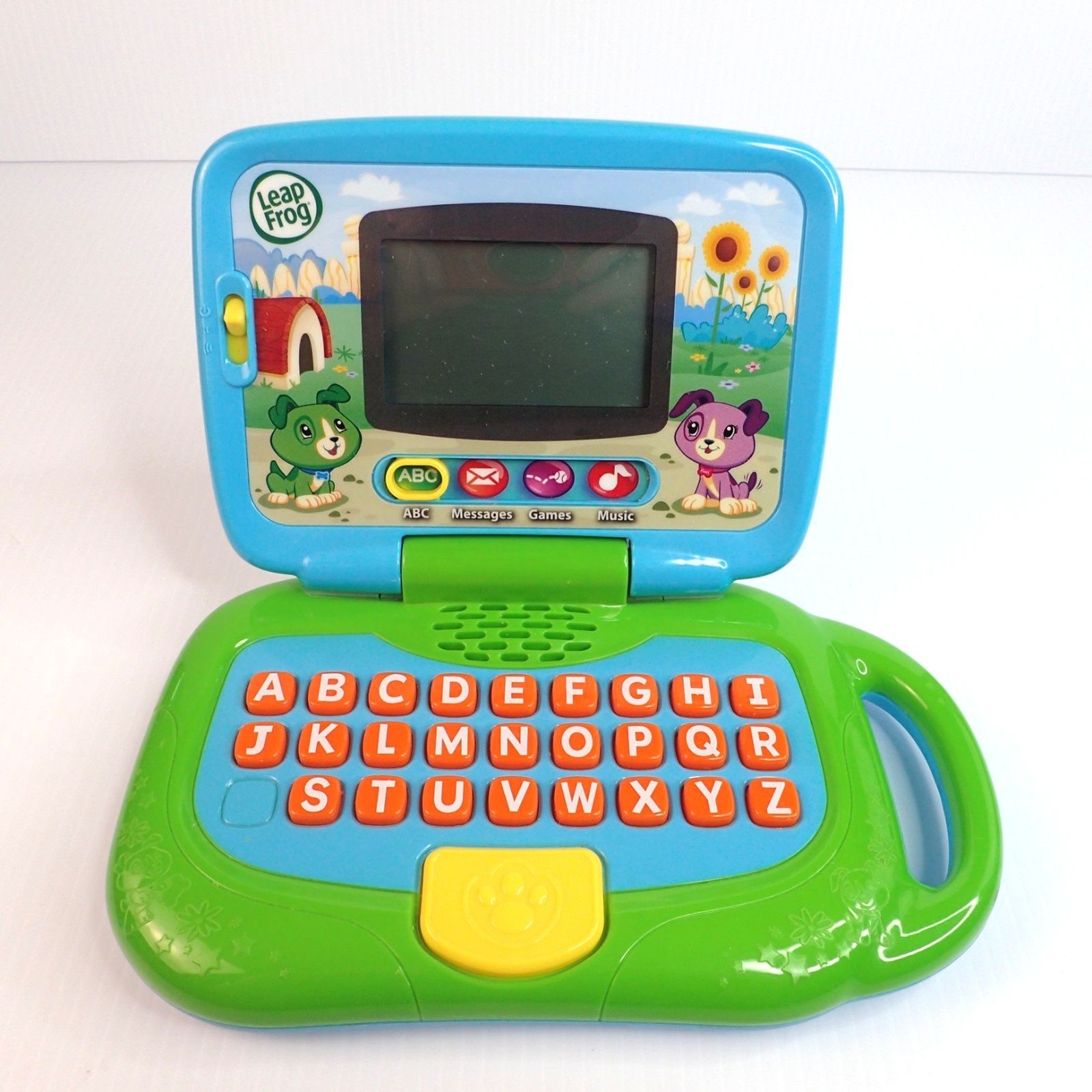 Leapfrog My Own Leaptop Toy Computer Green & Blue REPLACMENT BATTERY COVER ONLY