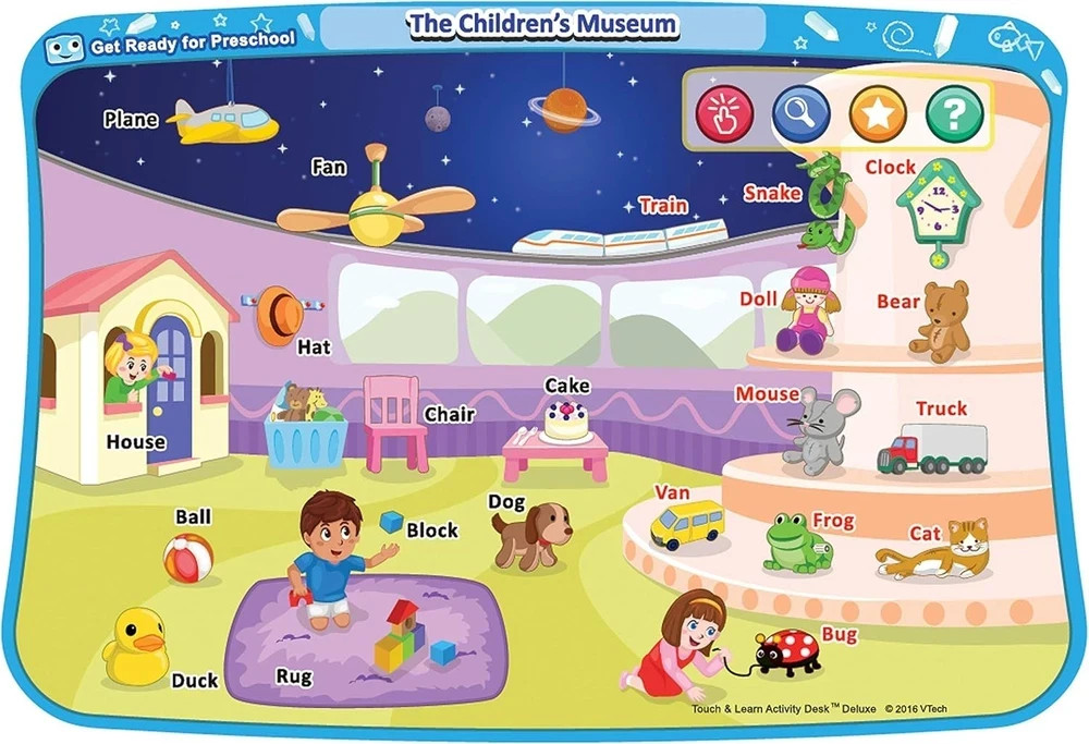 Touch and Learn Activity Desk Deluxe Expansion Pack – Get Ready for Preschool