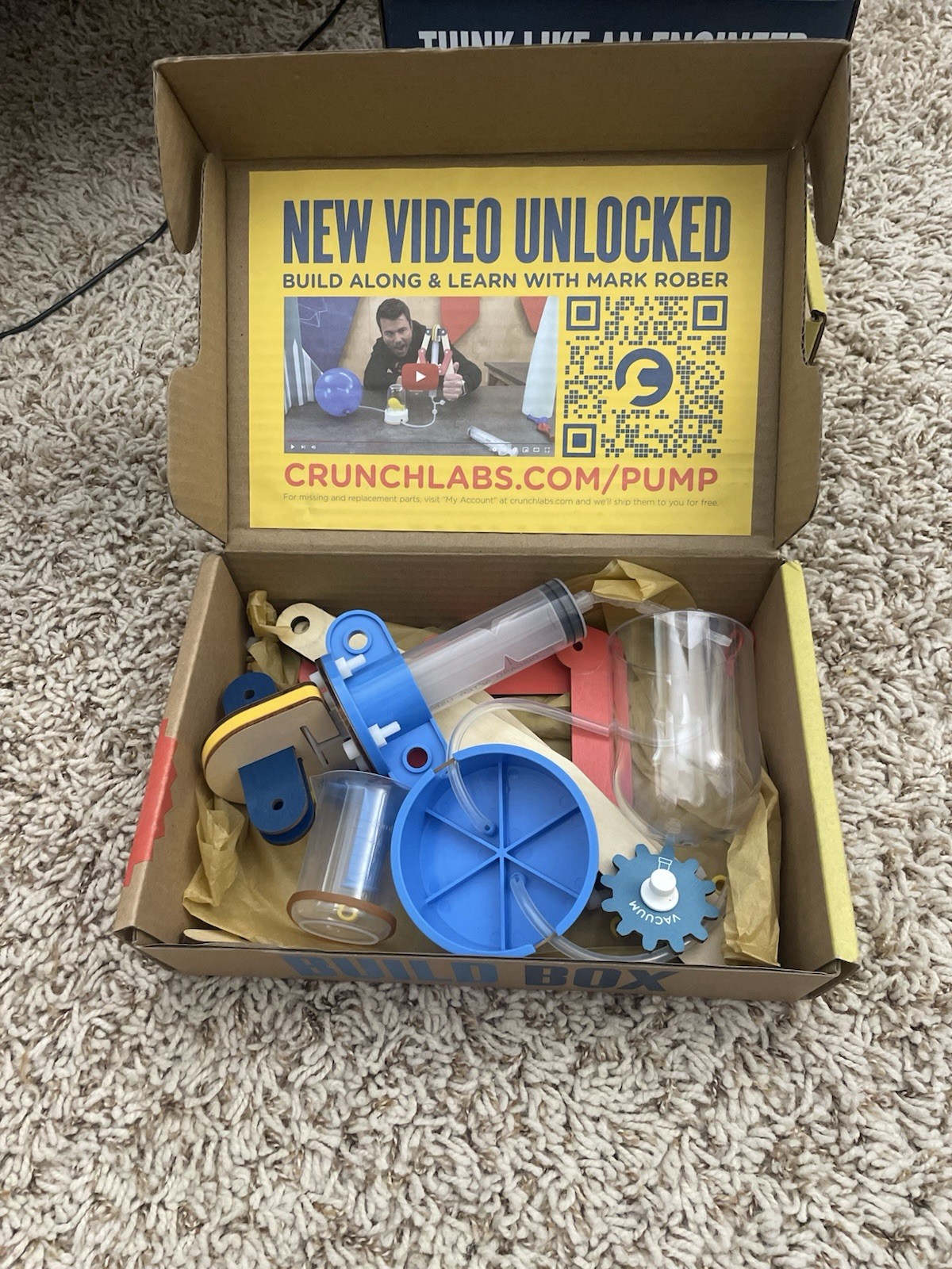 Pre-built – CrunchLabs Vacuum Chamber Box 14 – READ DESCRIPTION