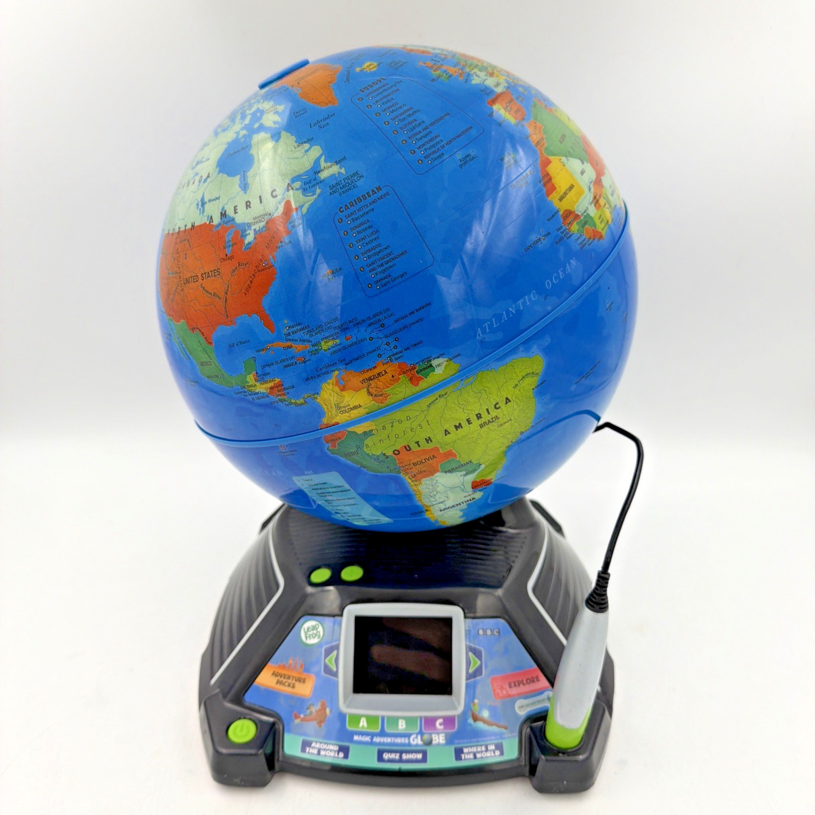 LeapFrog Magic Adventures Globe Educational Interactive STEM Toy Works SEE VIDEO