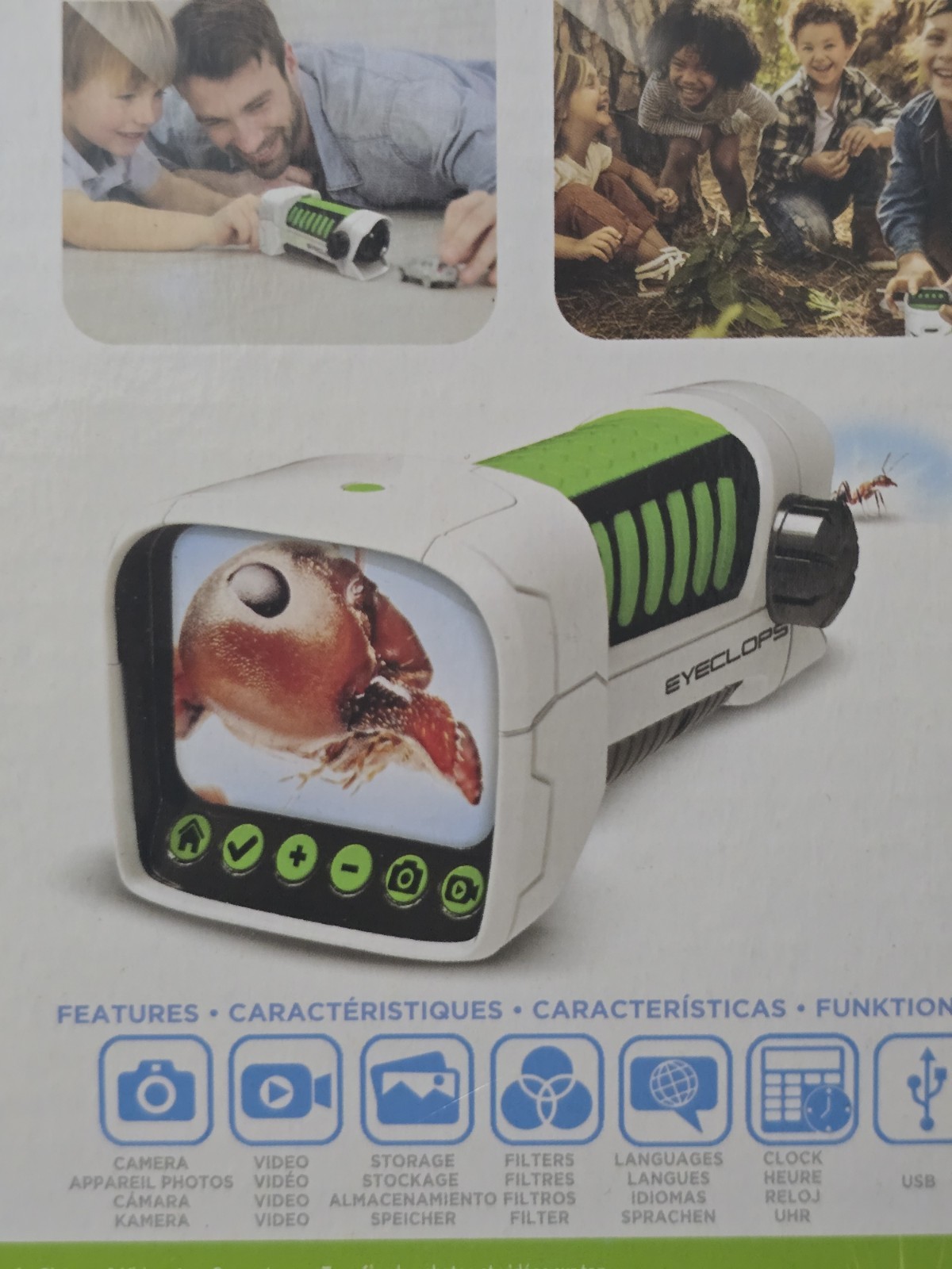 Jakks EYECLOPS Digital Microscope & Camera with Built in Color Screen 800X Zoom