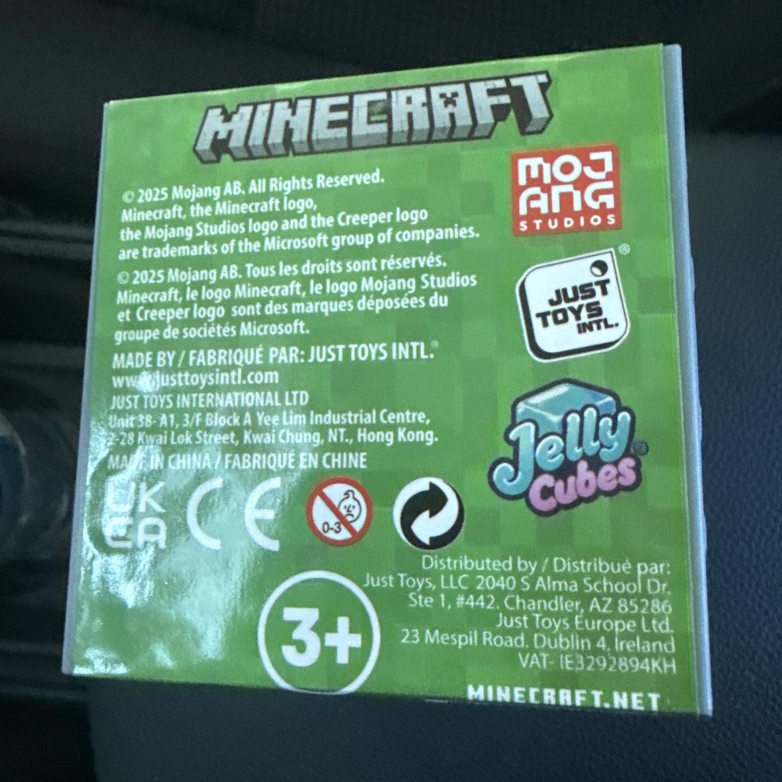 Viral Red Minecraft Jelly Cube Brand New