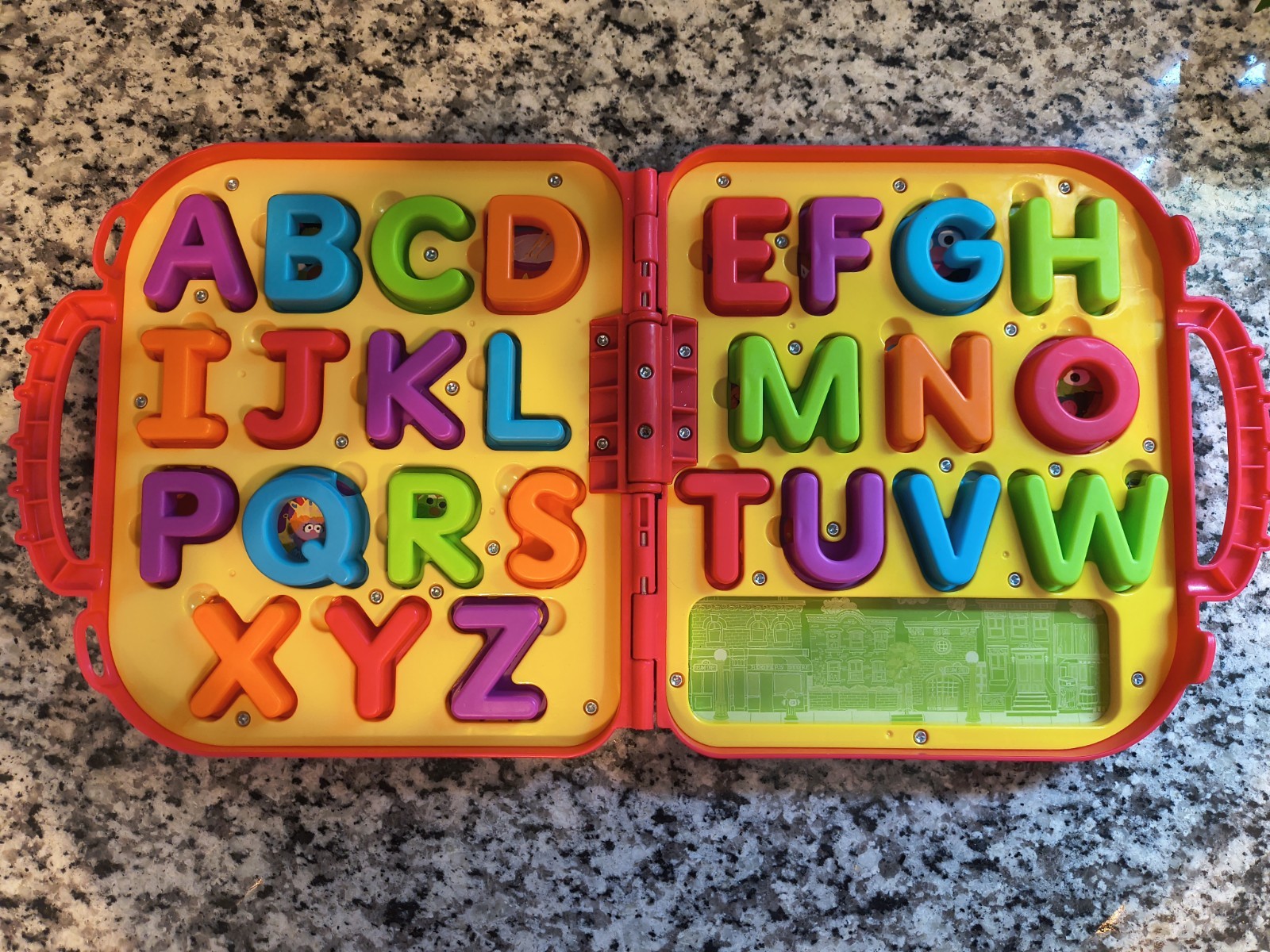 Sesame Street Learning Elmo Case ‘On The Go’ Alphabet Letters COMPLETE SET 2017