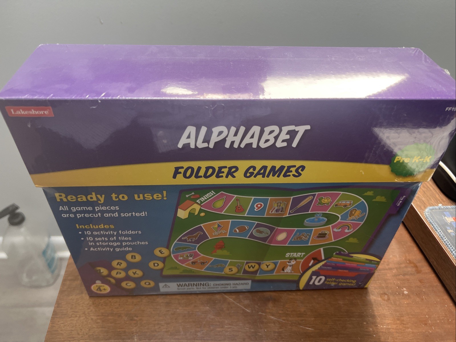 Lakeshore Alphabet Folder Game Library – Pre K-K FF197 Brand New Sealed
