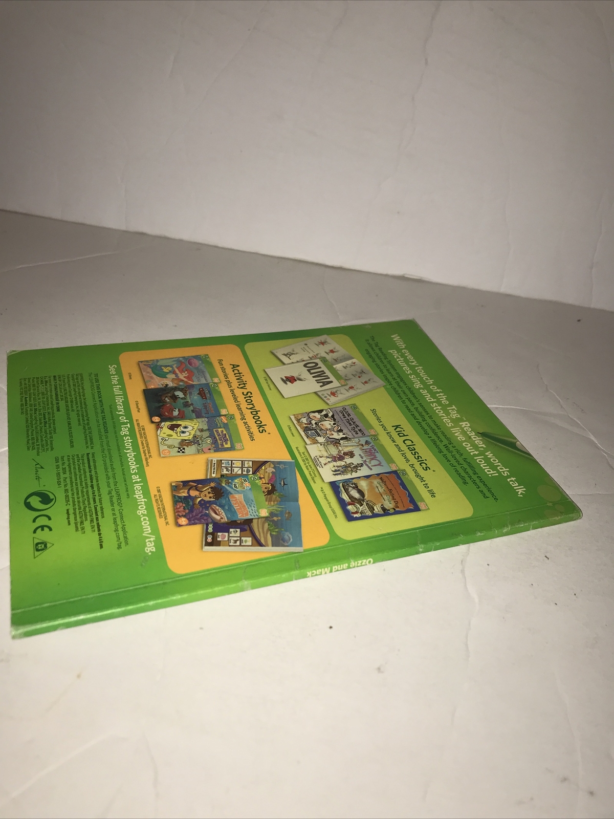LeapFrog TAG Reading System Book OZZIE and MACK 4 – 8 Years by Trisha Holland
