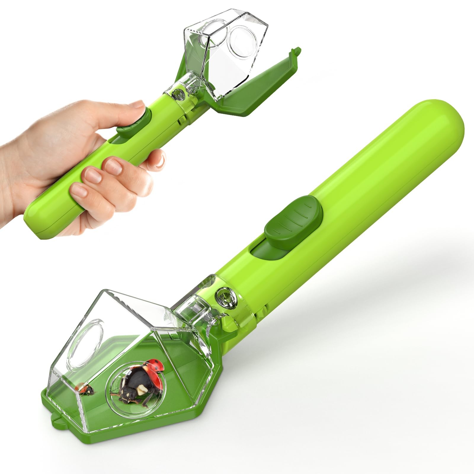 Bug Catcher for Kids, Insect Trap Kit with 6X Magnifier, STEM Educational Exp…