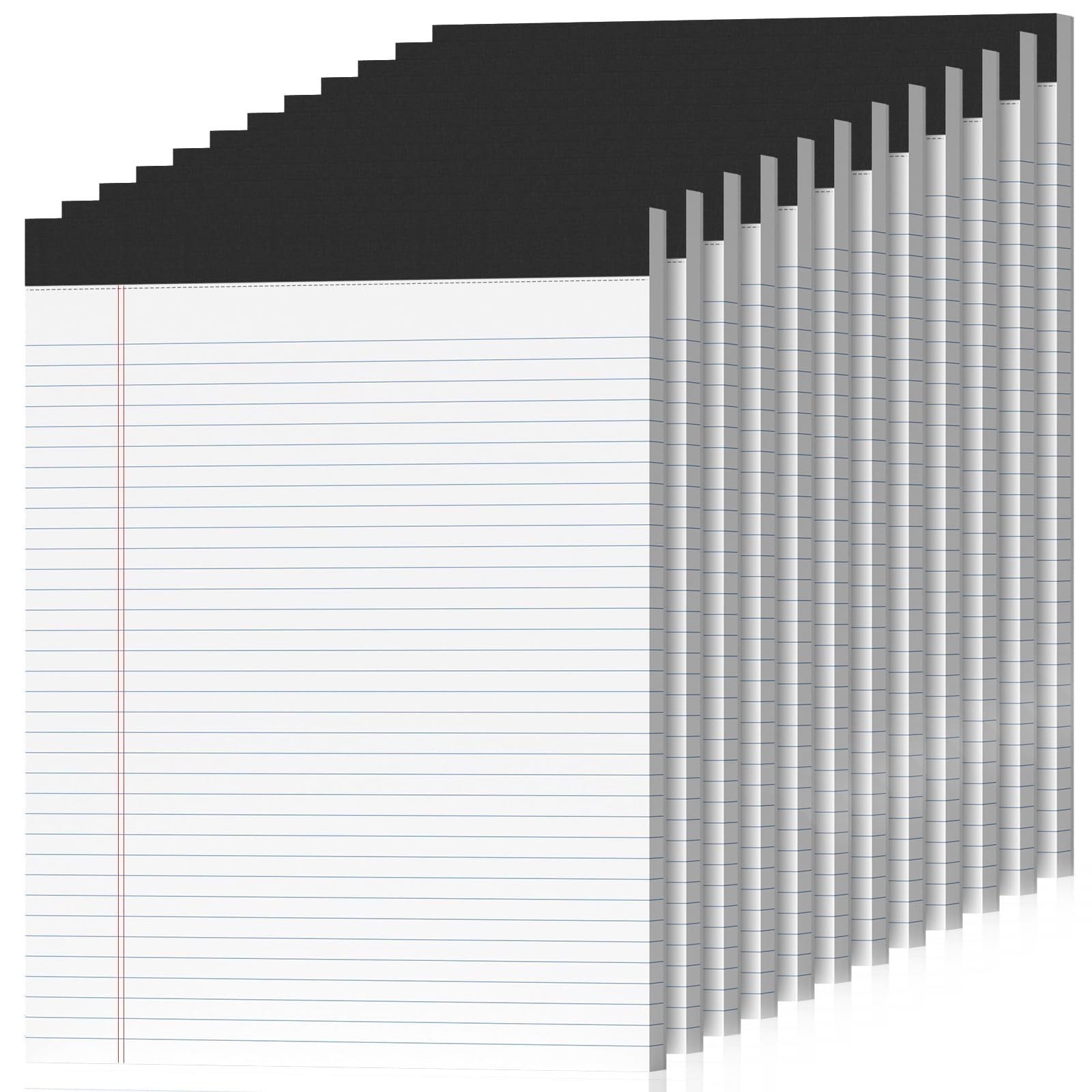 12 Pack Legal Pads 8.5 x 11 College Ruled 600 Sheets Note Pads 8.5 x 11 Inch …