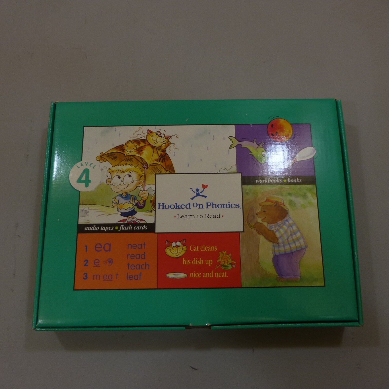 Hooked On Phonics Learn to Read Level 4 Complete Unused Set Home School Books