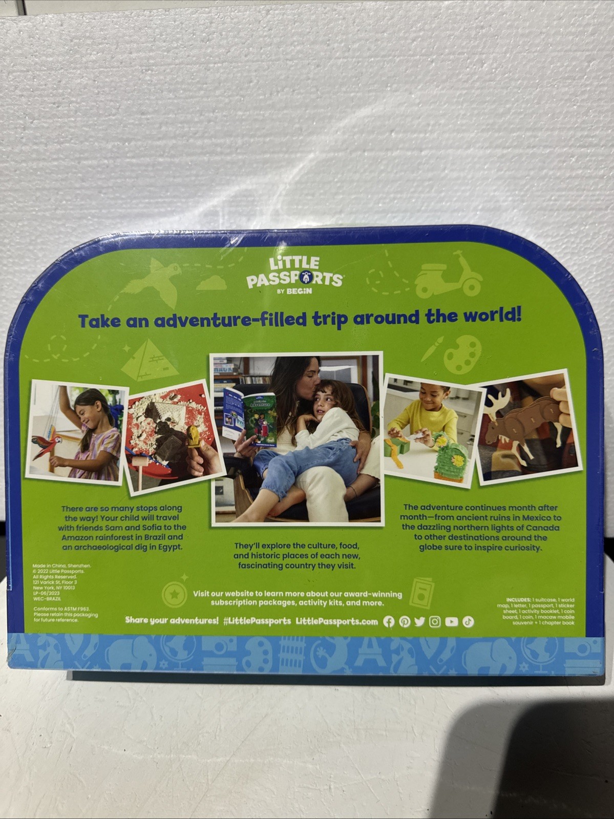 Little Passports World Edition – Your First Adventure BRAZIL, Ages 6-10, NEW