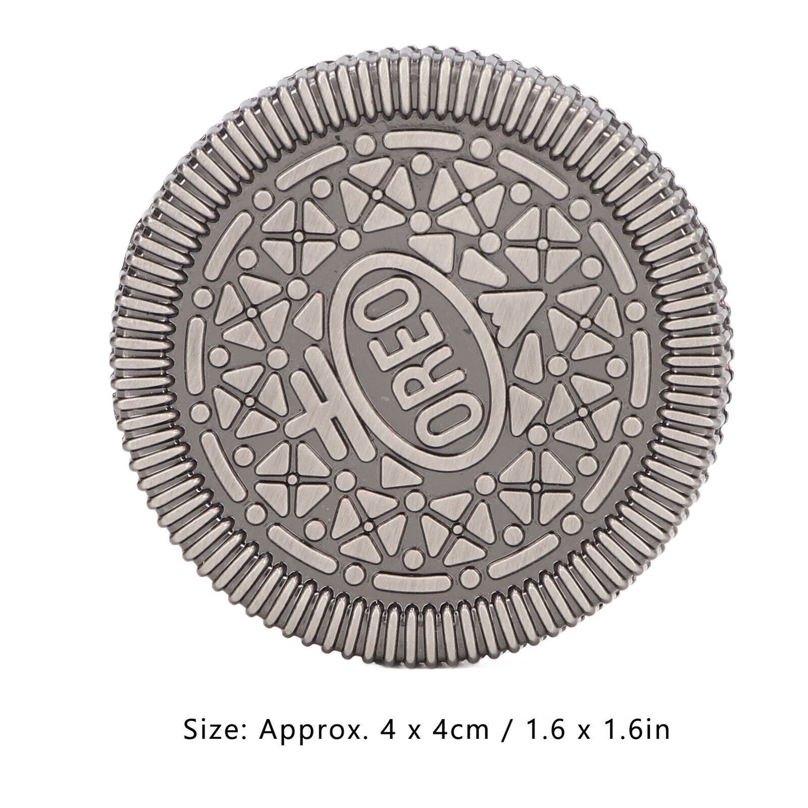 Metal Slider Haptic Coin for Adults Stress Relief Clicker Fingertip Slider Toy