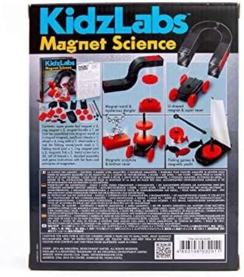 Hands-On Learning 4M Magnet Science Kit – 10 Magnetic Activities for Ages 8+