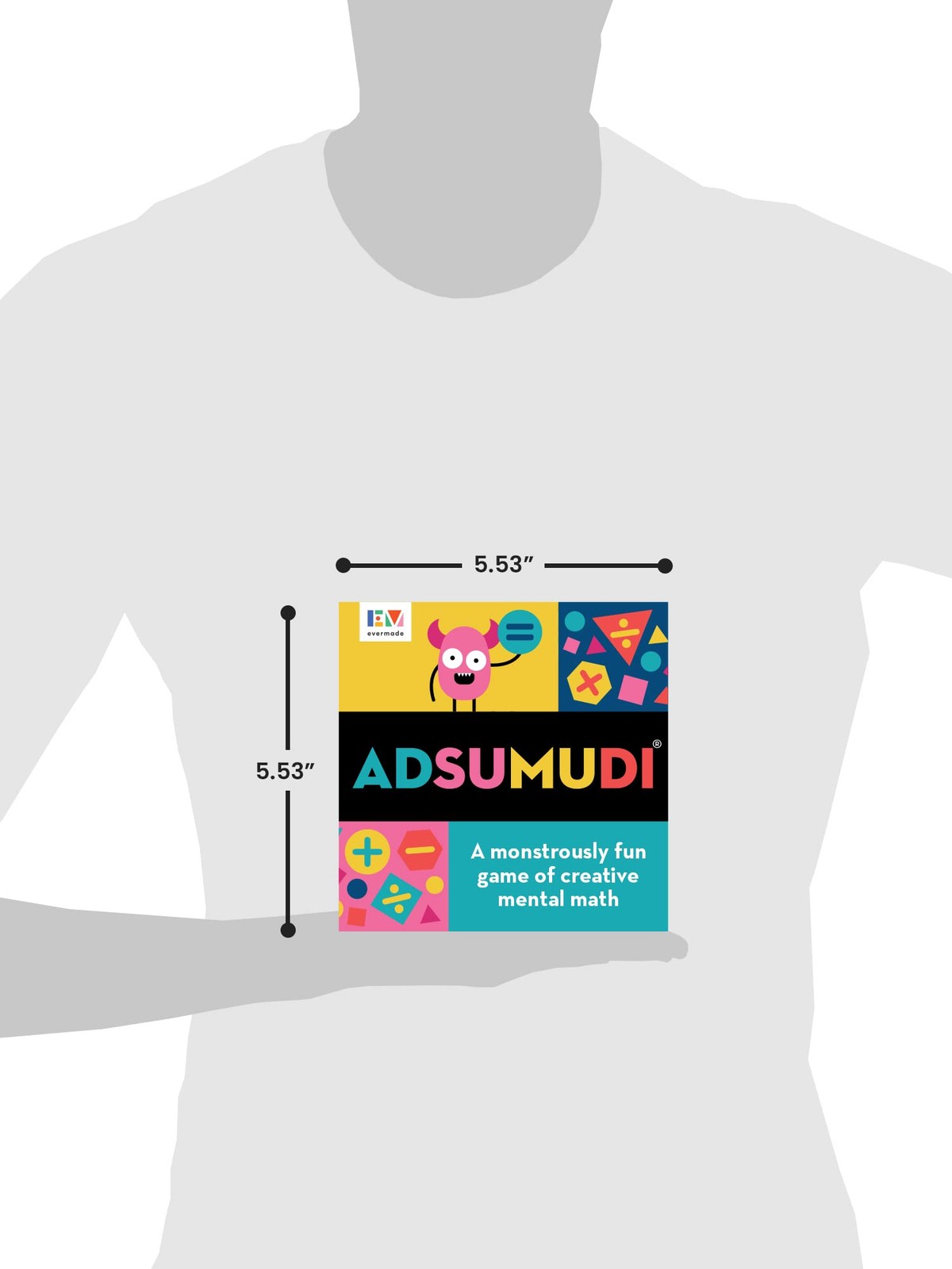 Evermade Adsumudi Math Game – The Monstrously Fun, Smart Game for Kids to Practi