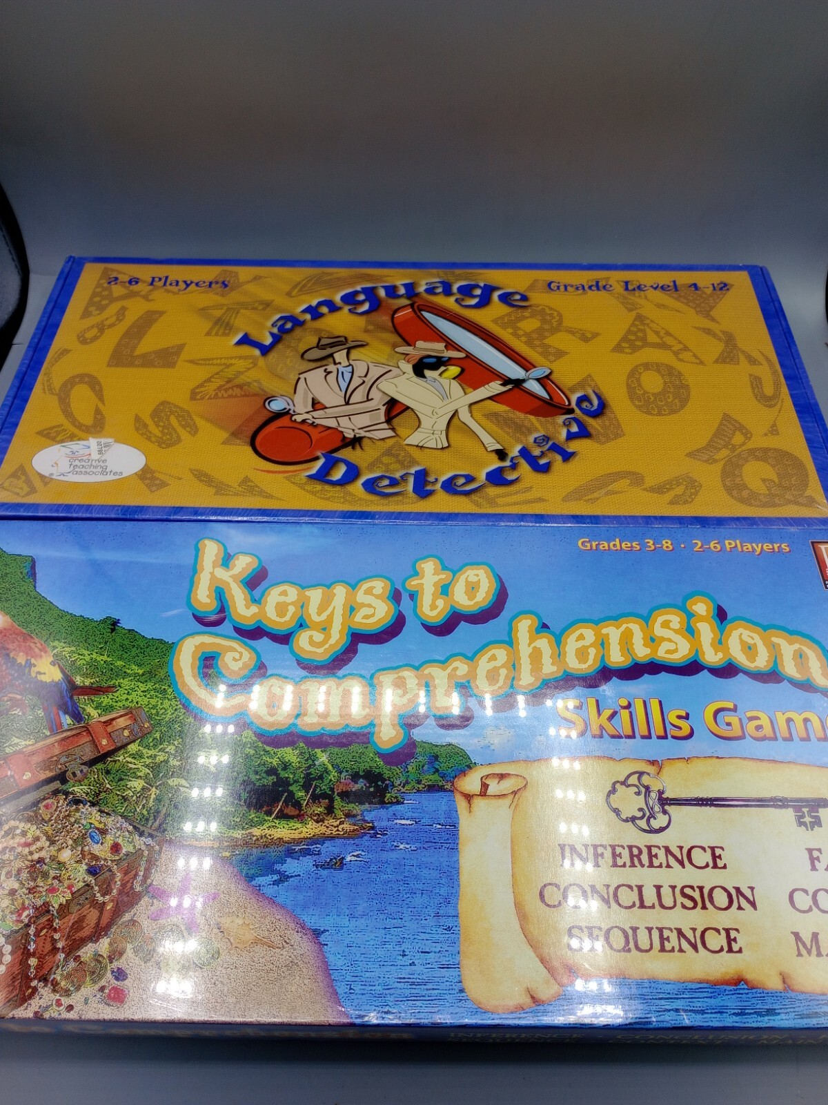 LANGUAGE DETECTIVE: 2-6 PLAYERS: GRADE LEVEL 4-12 & KEYS TO COMPREHENSION Game