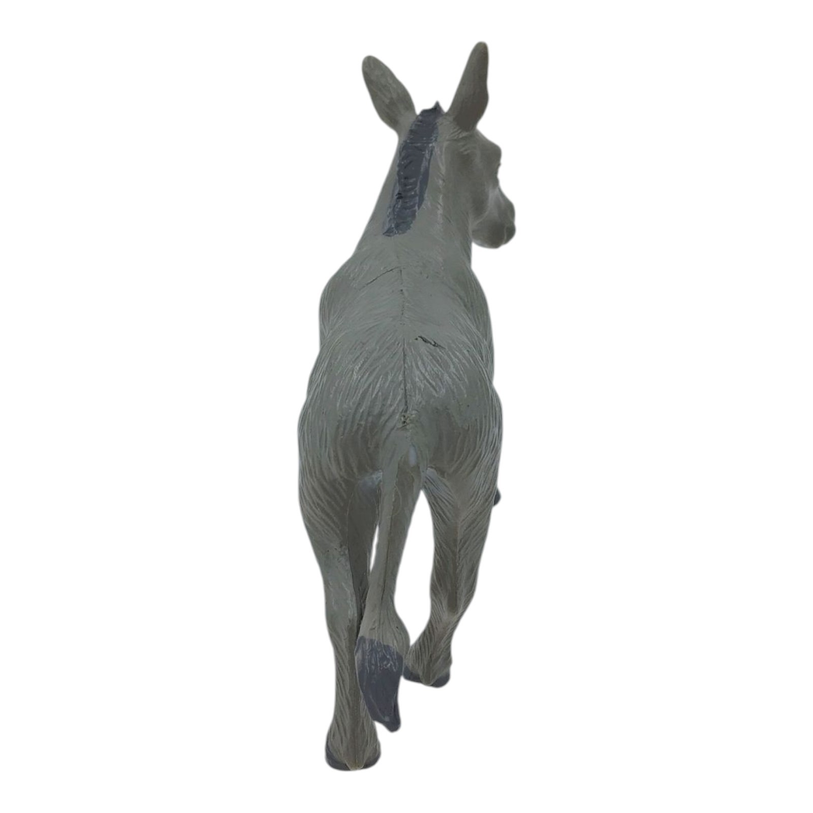 Toy Major Realistic Gray Donkey Figure Burro Farm Ranch Country Plastic 1999